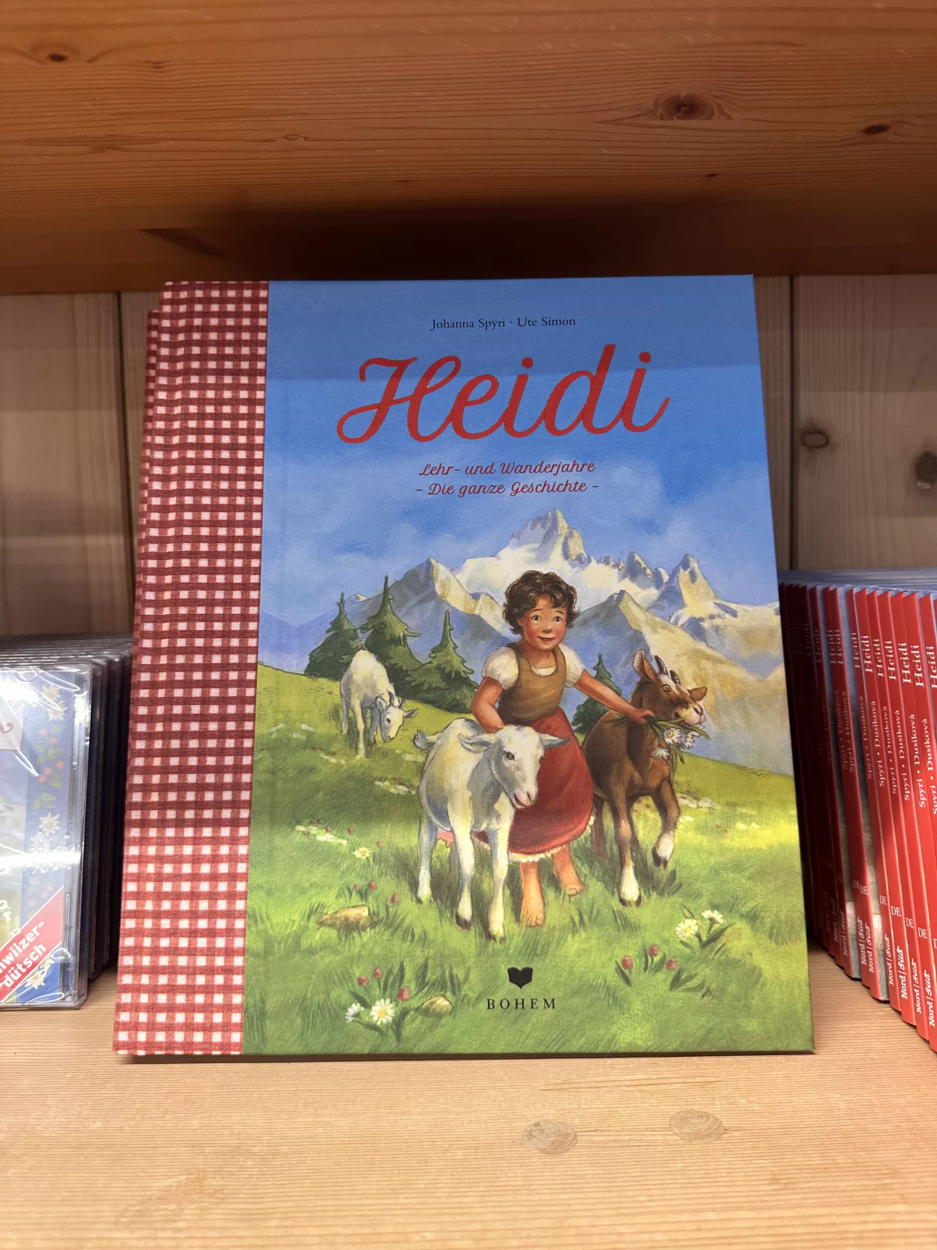 Libro de heidi en Suiza