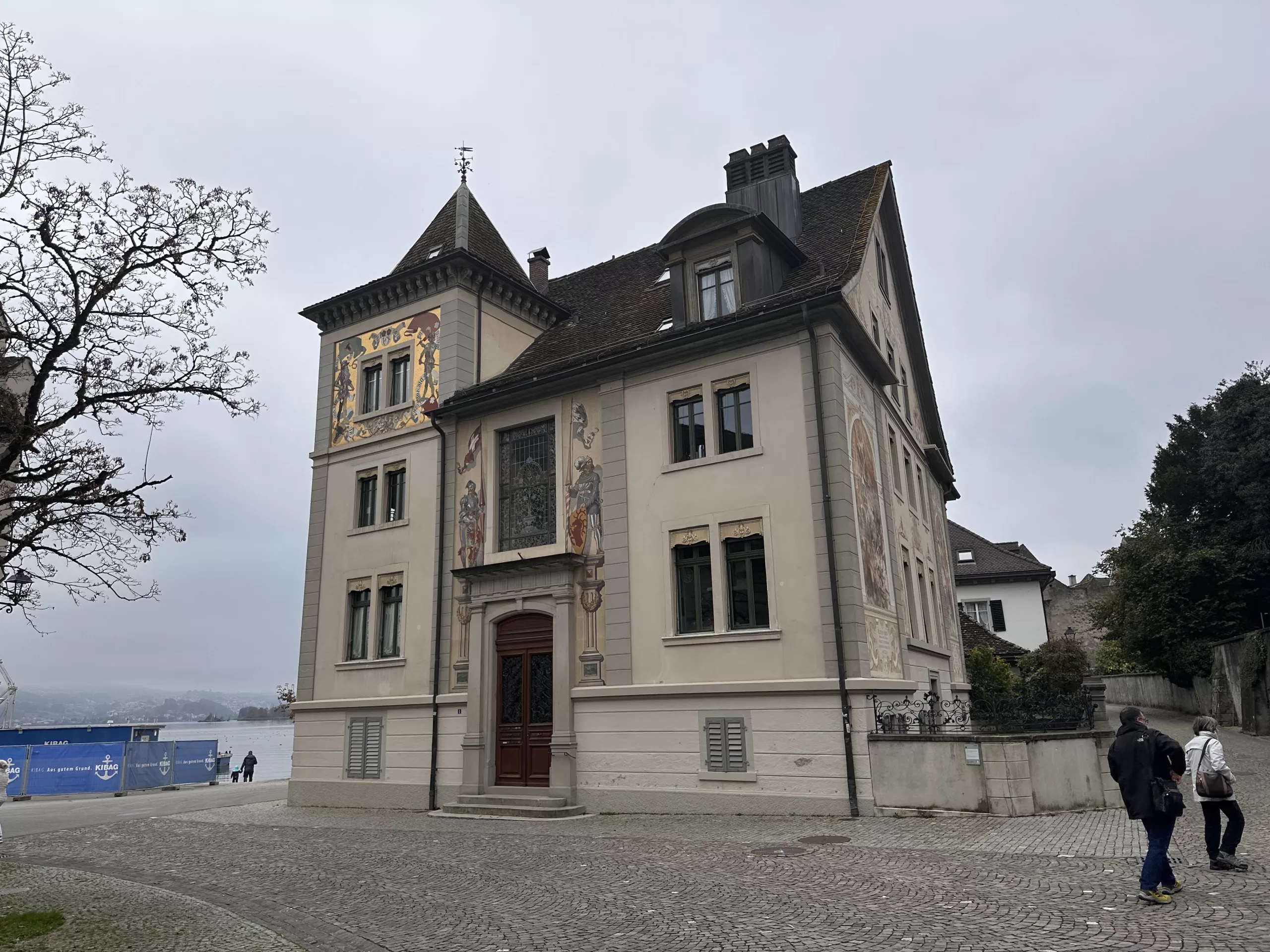 Visitando el centro de Rapperswil-Jona