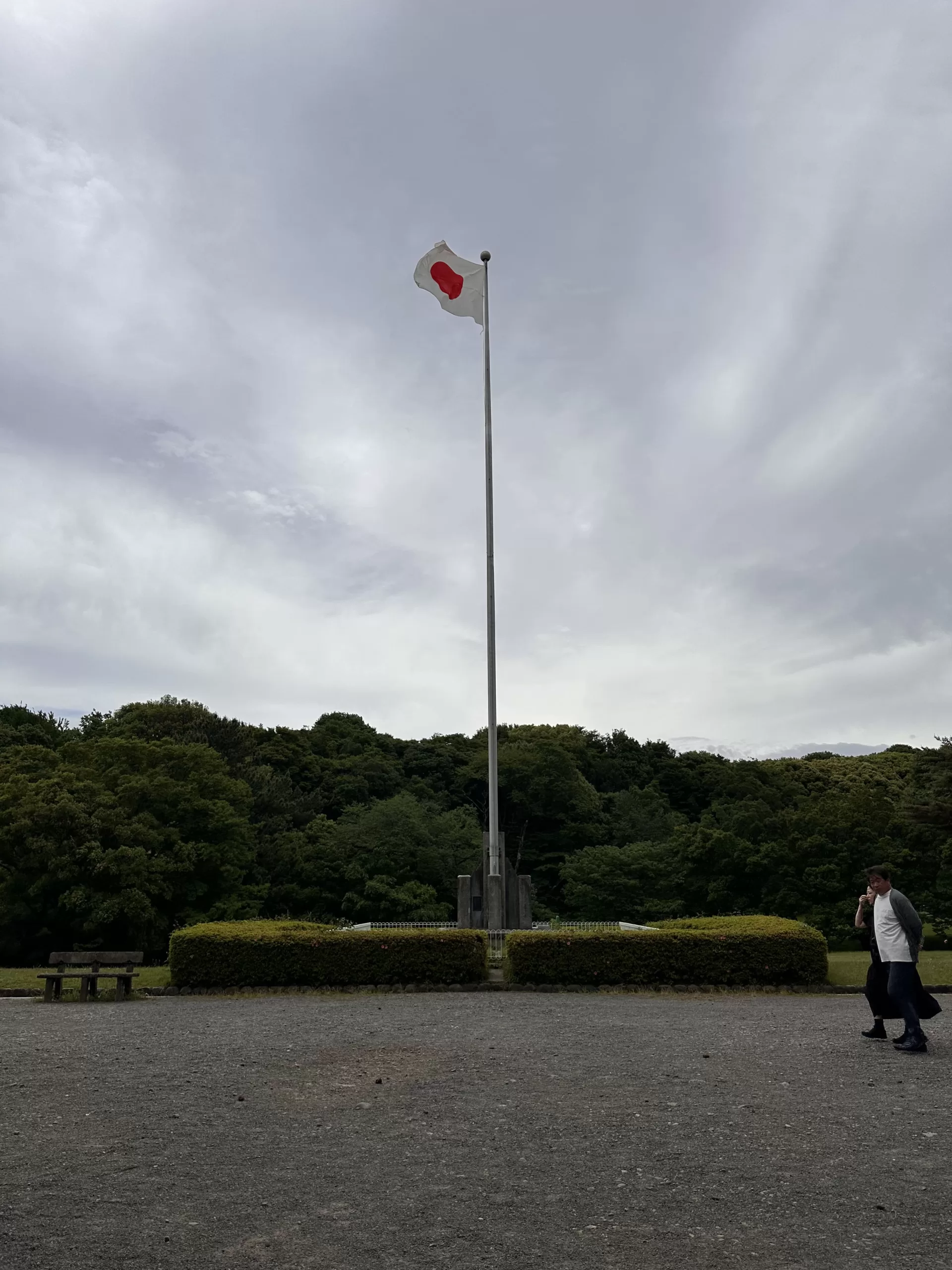 Bandera de Japón en Tokio