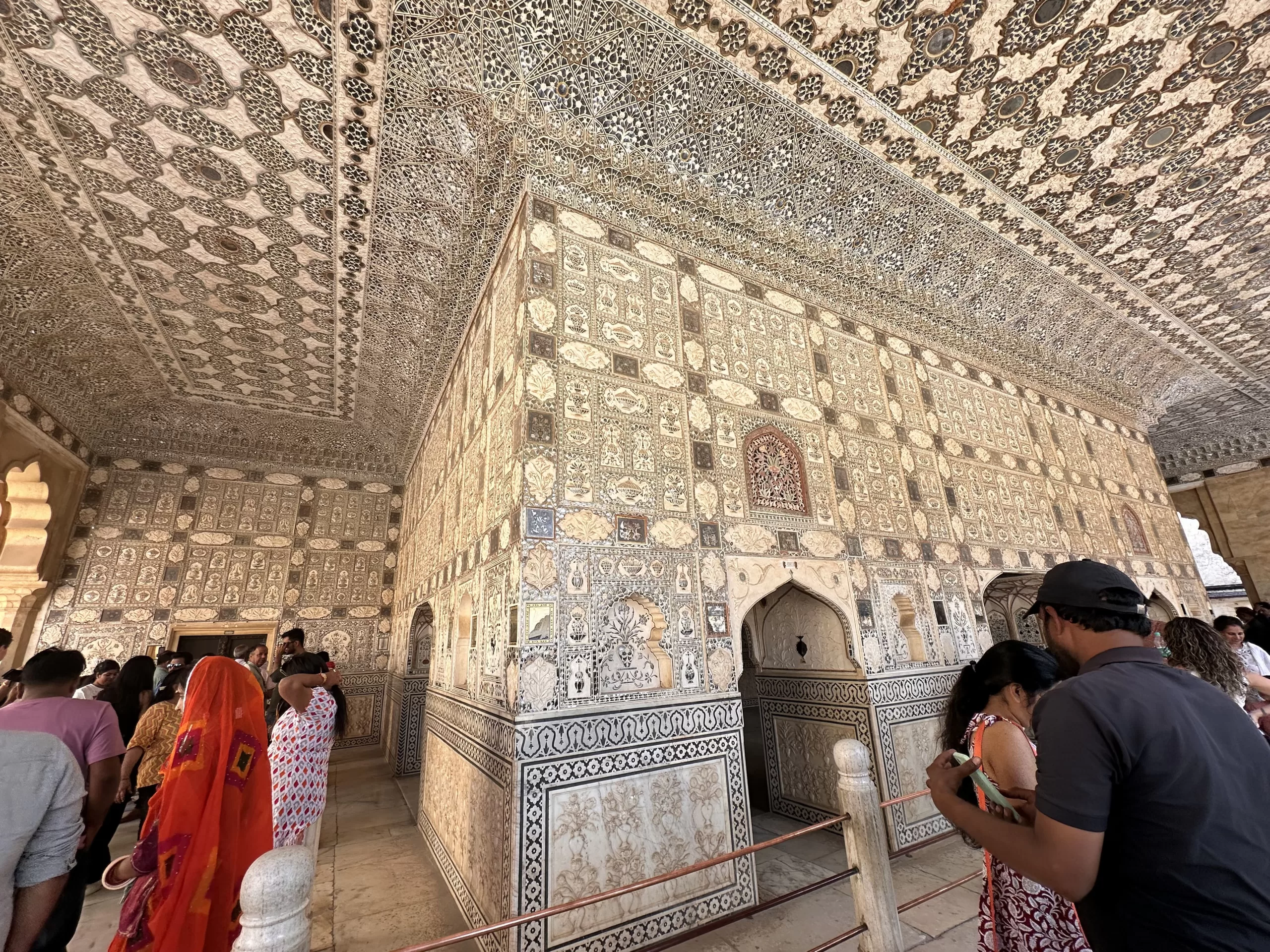 Palacio de los Espejos en Jaipur en India