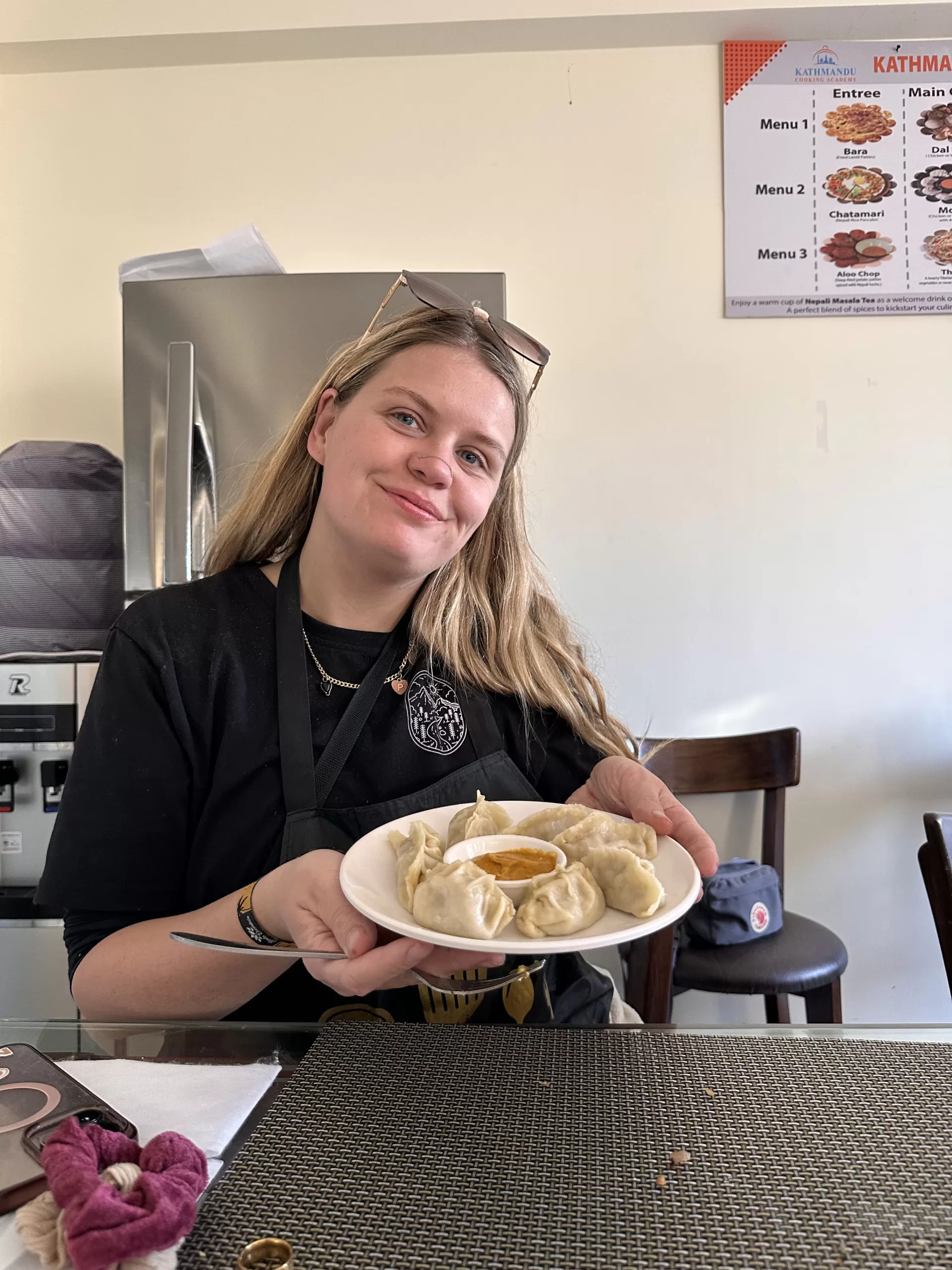 Momos en Nepal