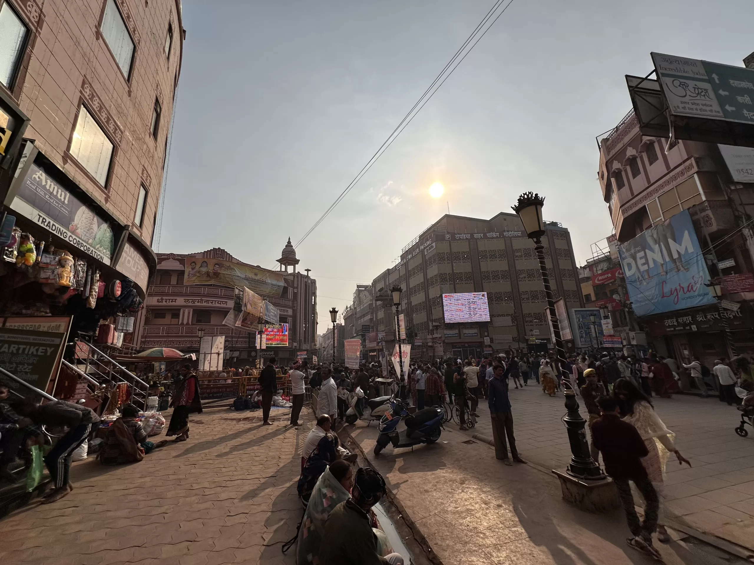 Centro de la ciudad en India