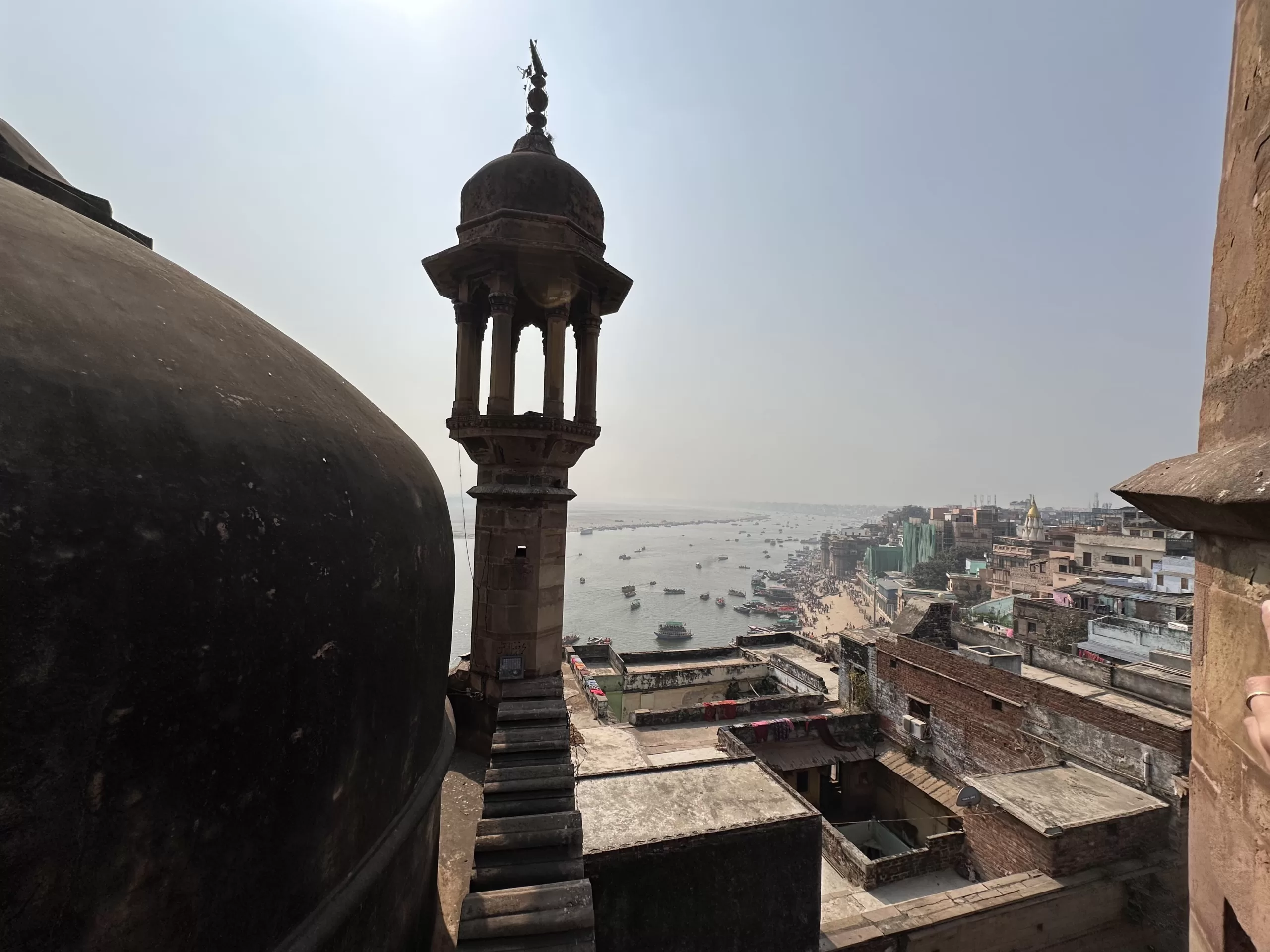 Vistas desde lo alto de la Mezquita Alamgir Masjid