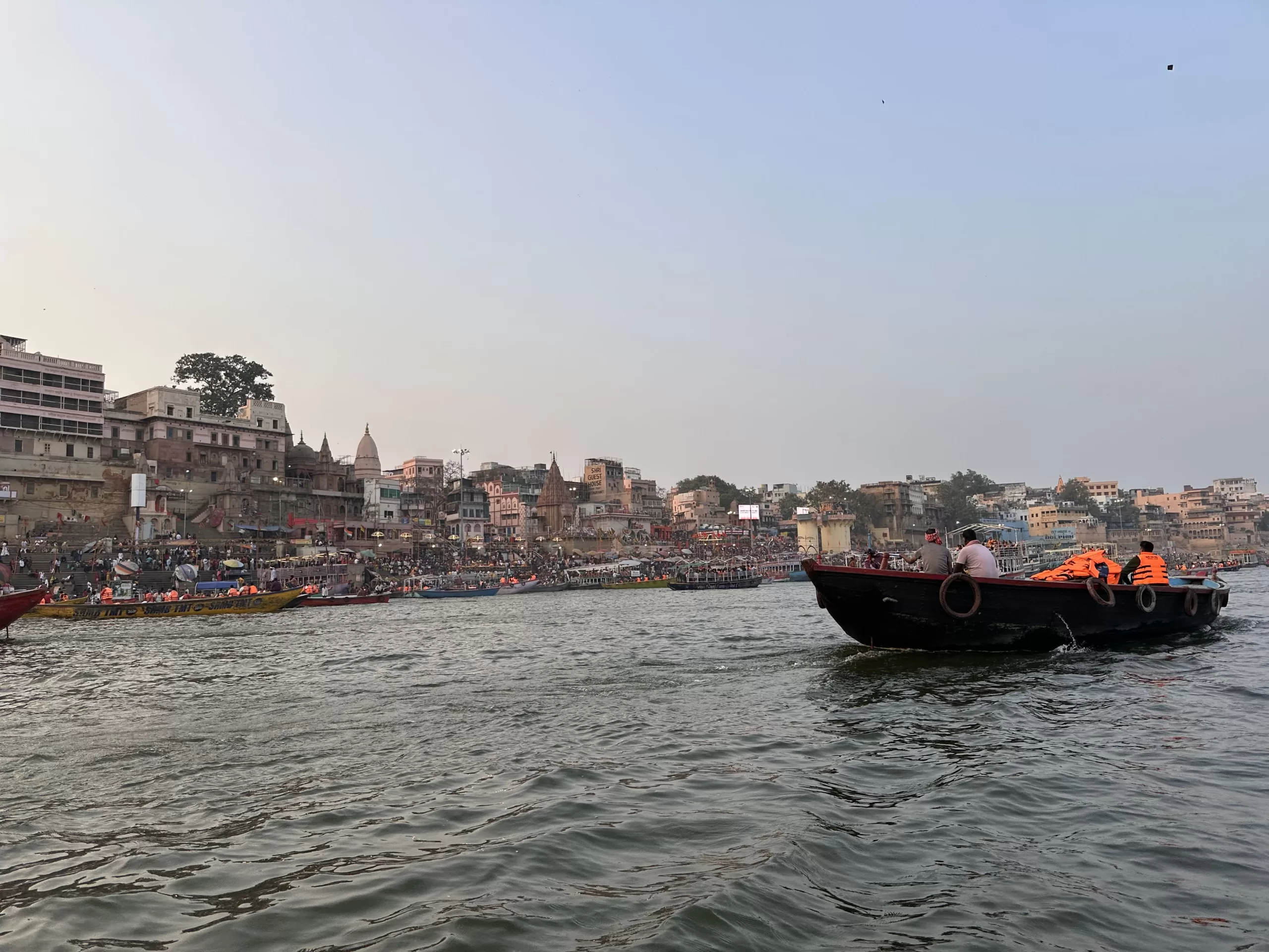 Navegar por el río Ganges
