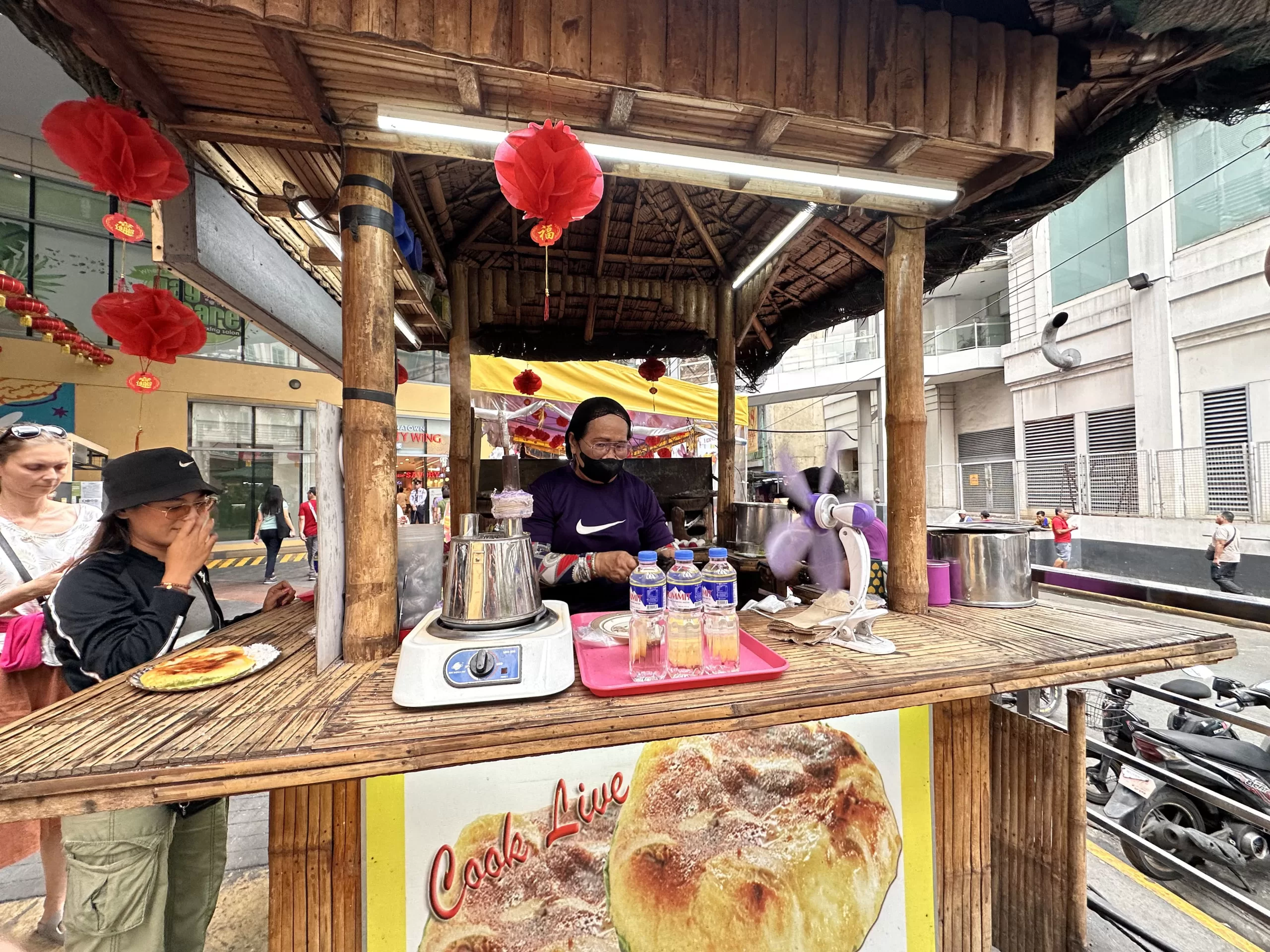 Postres en el barrio chino de Manila