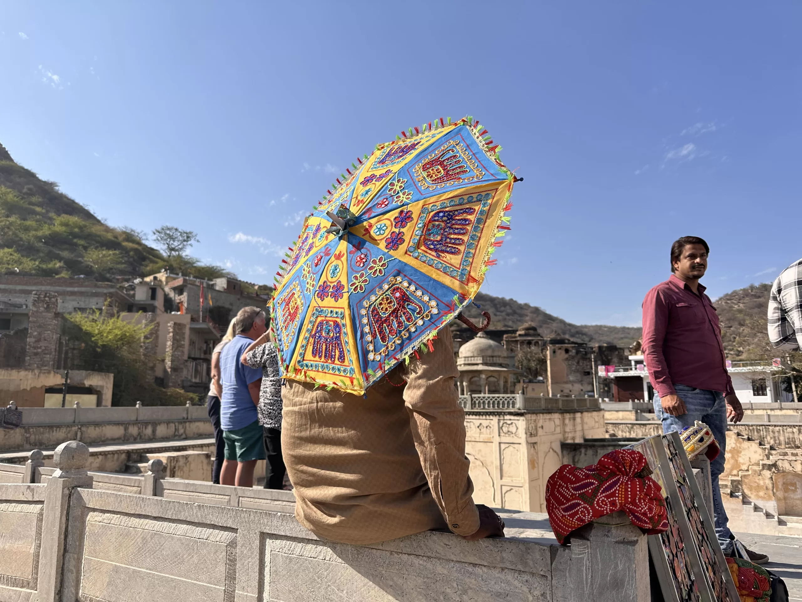 Colores tradicionales de Jaipur en India