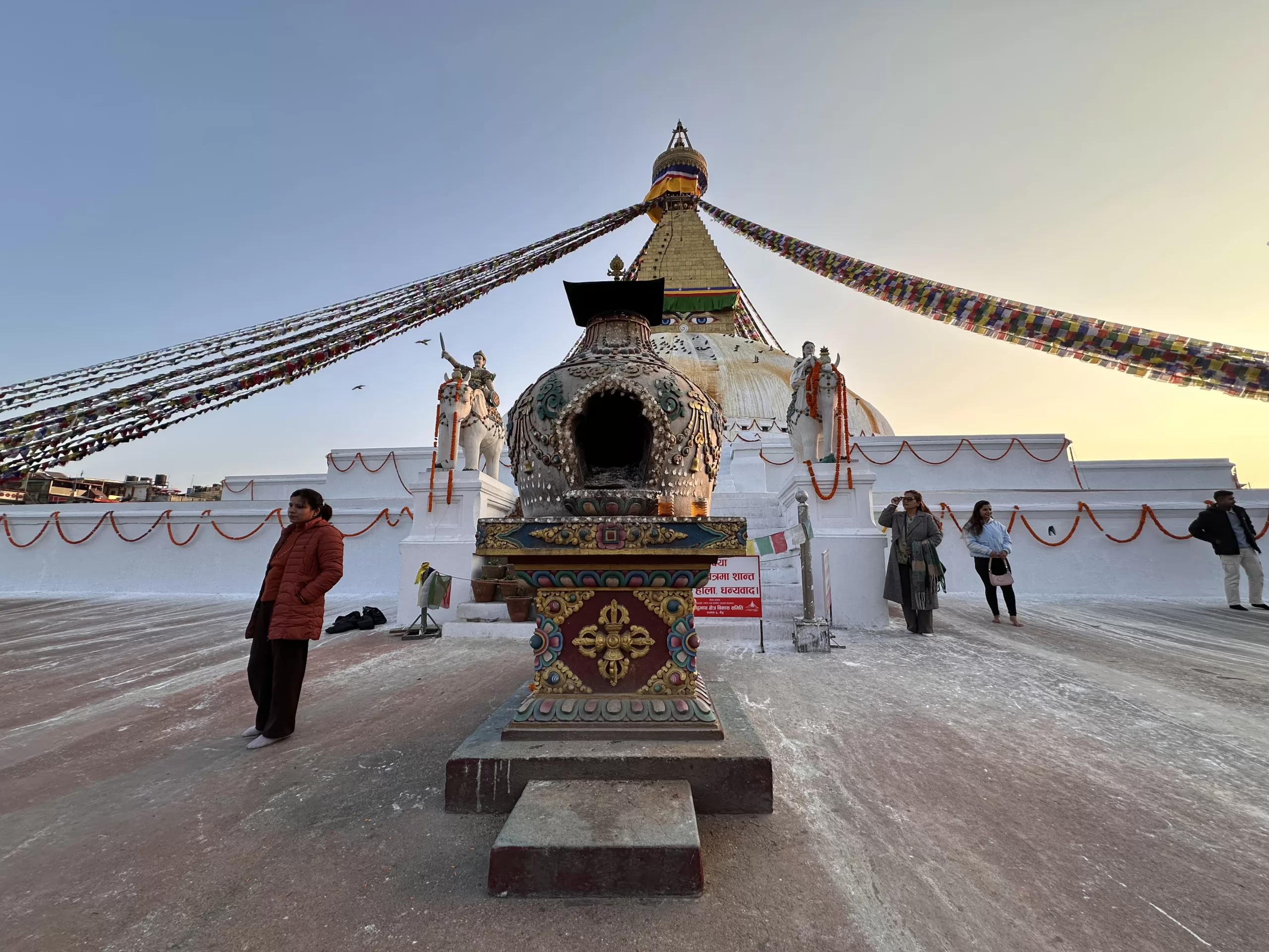 Visitar la estupa Boudhanath