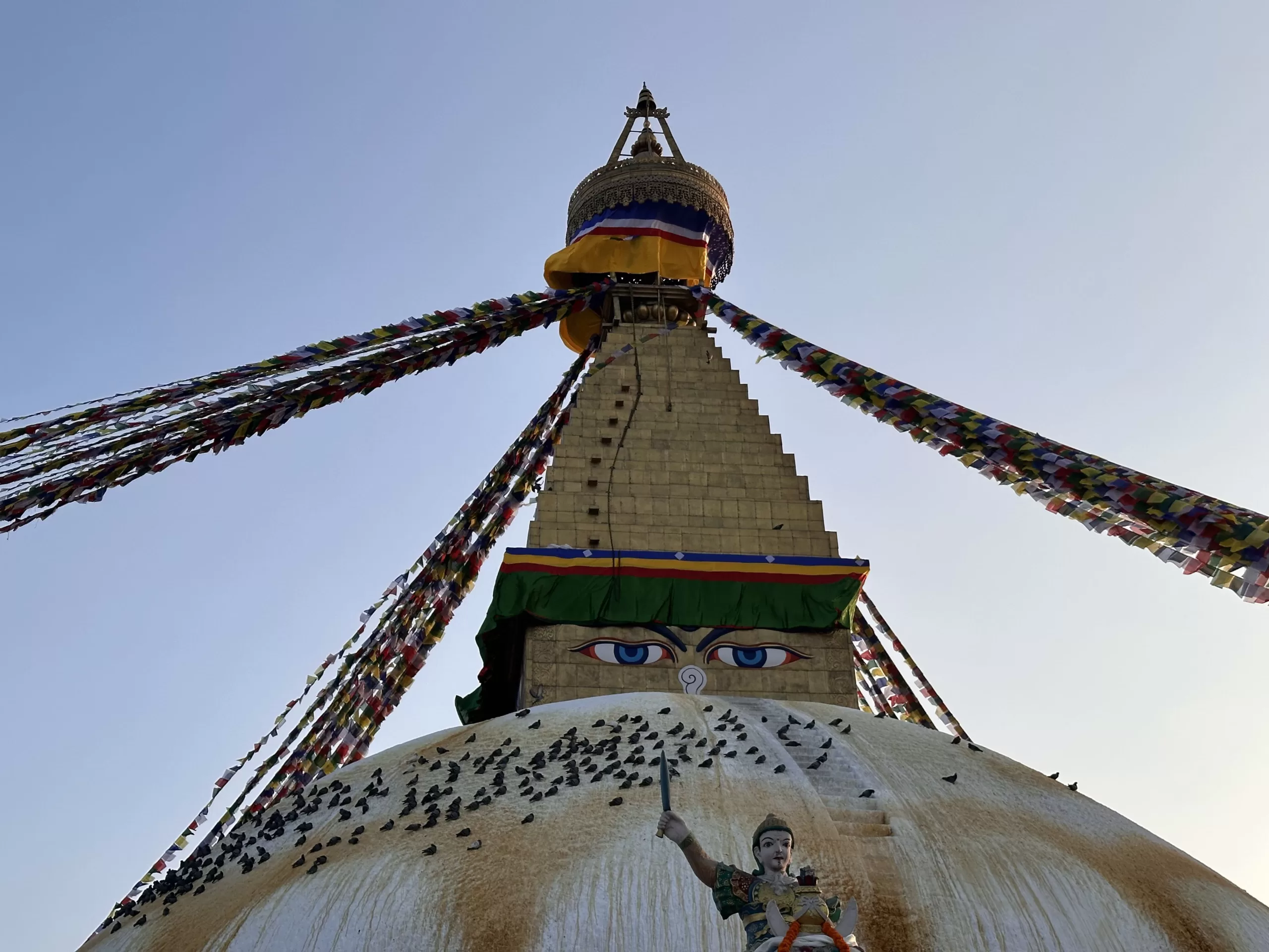 La estupa de Boudha más grande de Nepal