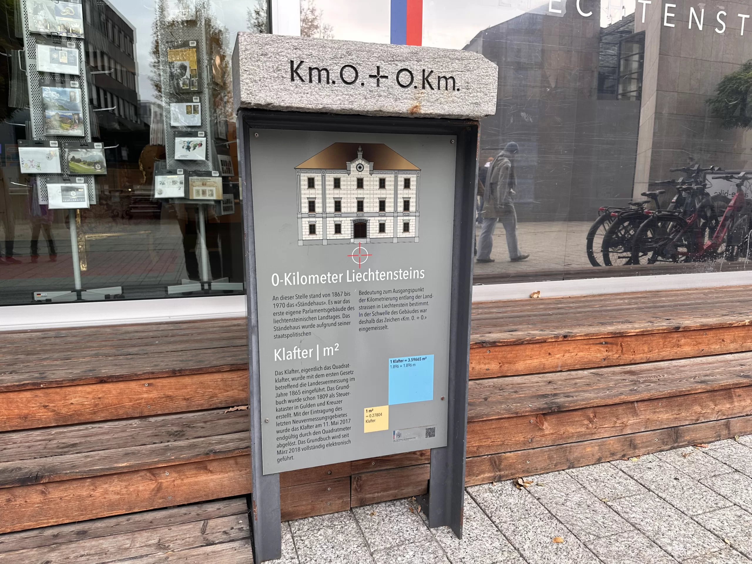 Kilómetro Cero en Vaduz