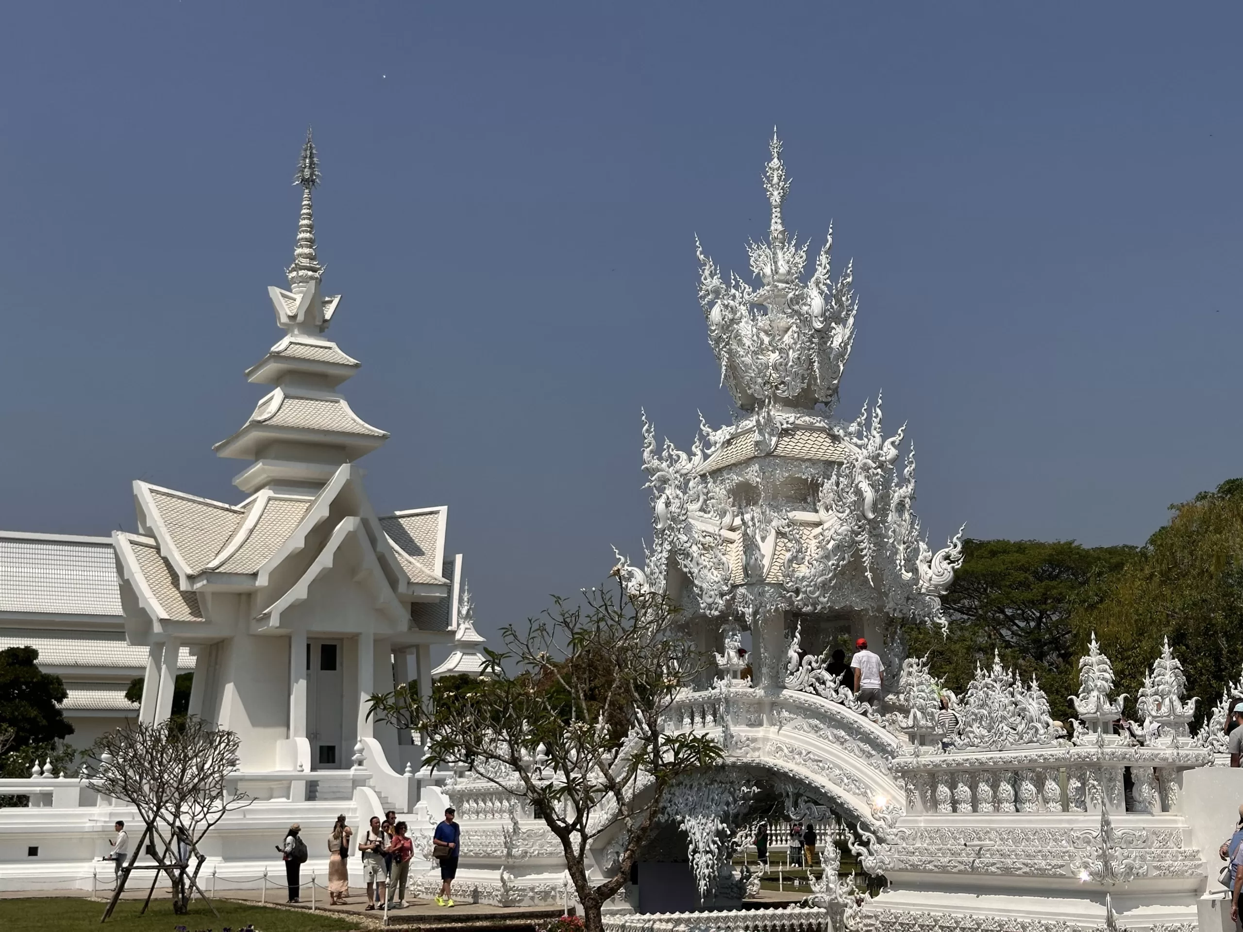 Arquitectura del templo en Chiang Mai