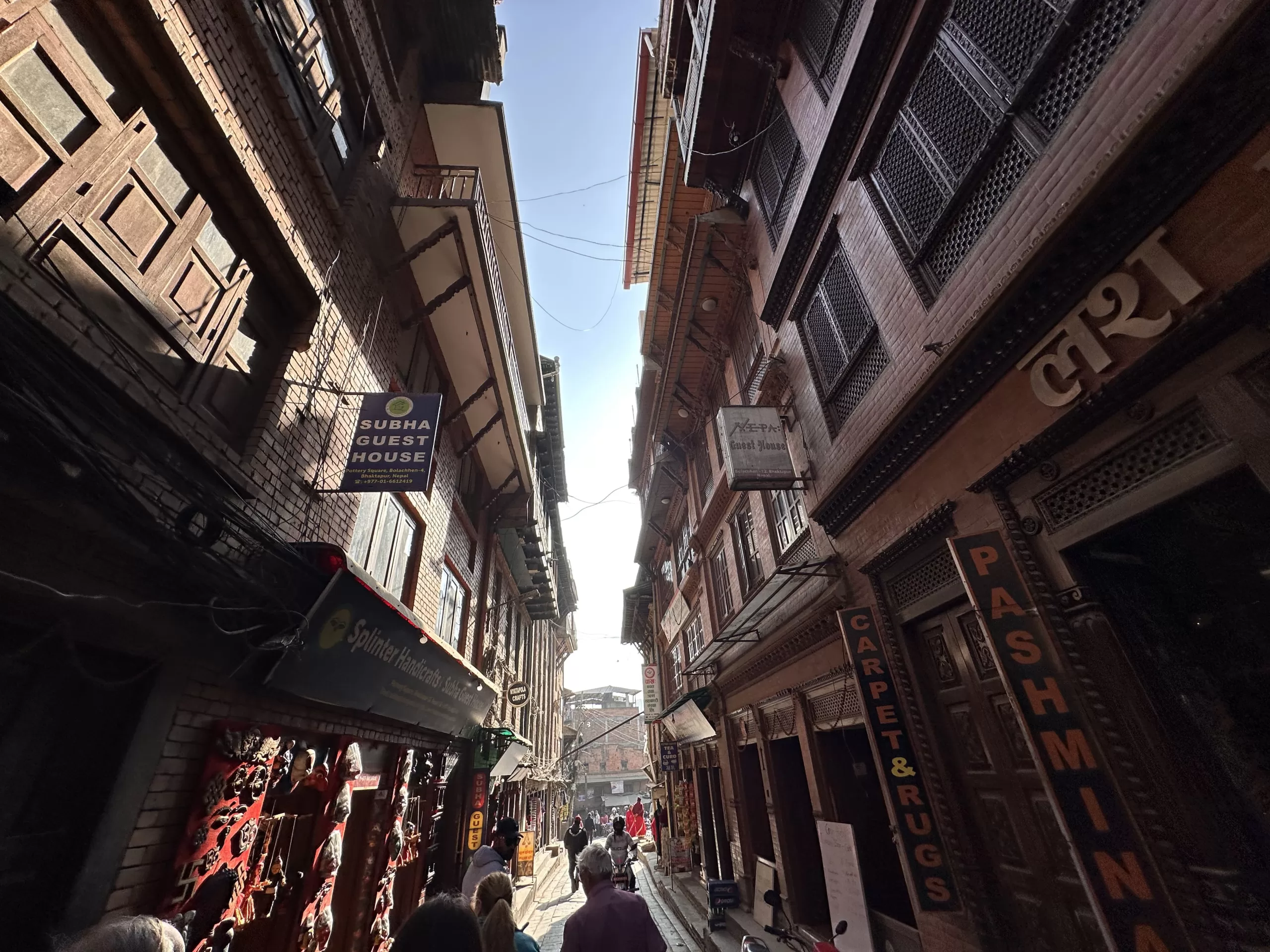 Calles de Bhaktapur en Katmandú