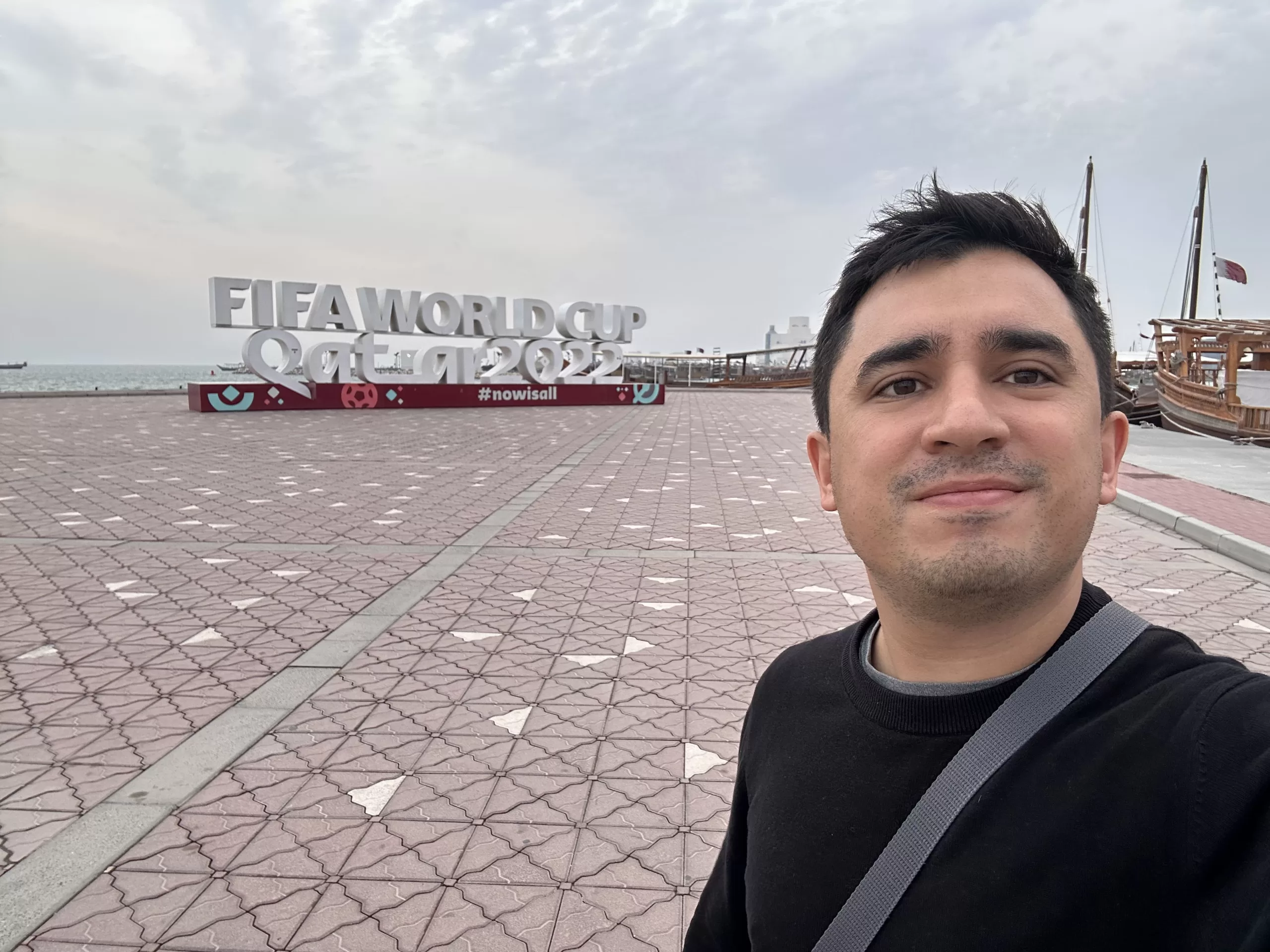 Letrero Conmemorativo Mundial Fifa en Catar 2022