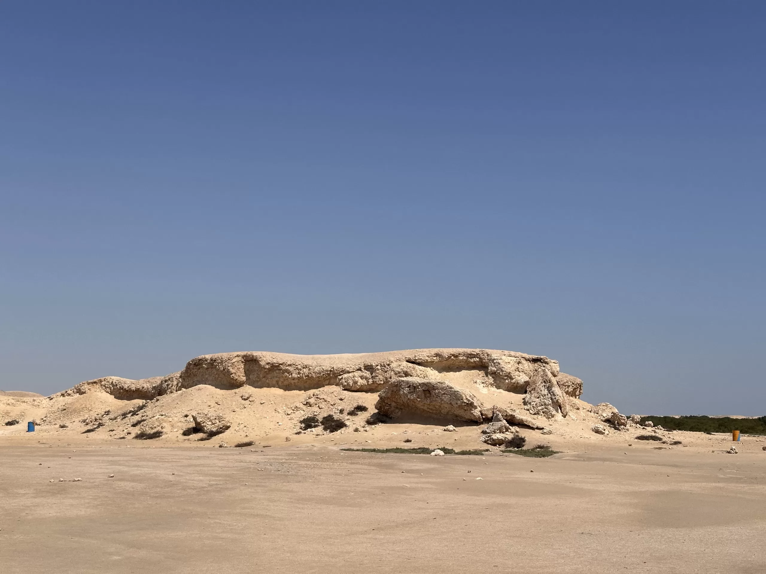 Desierto en el estado de Catar