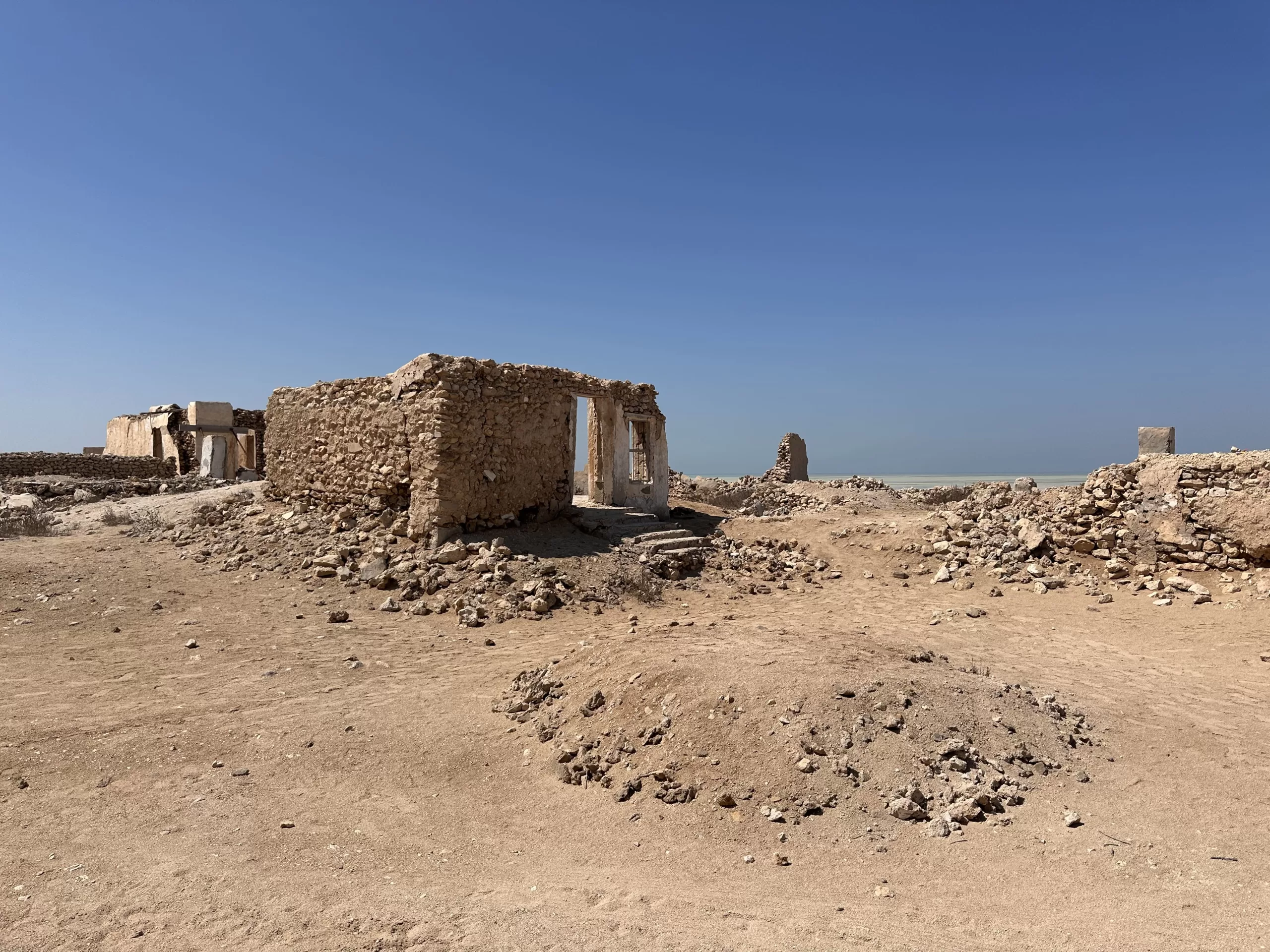 Ruinas en el norte de Catar