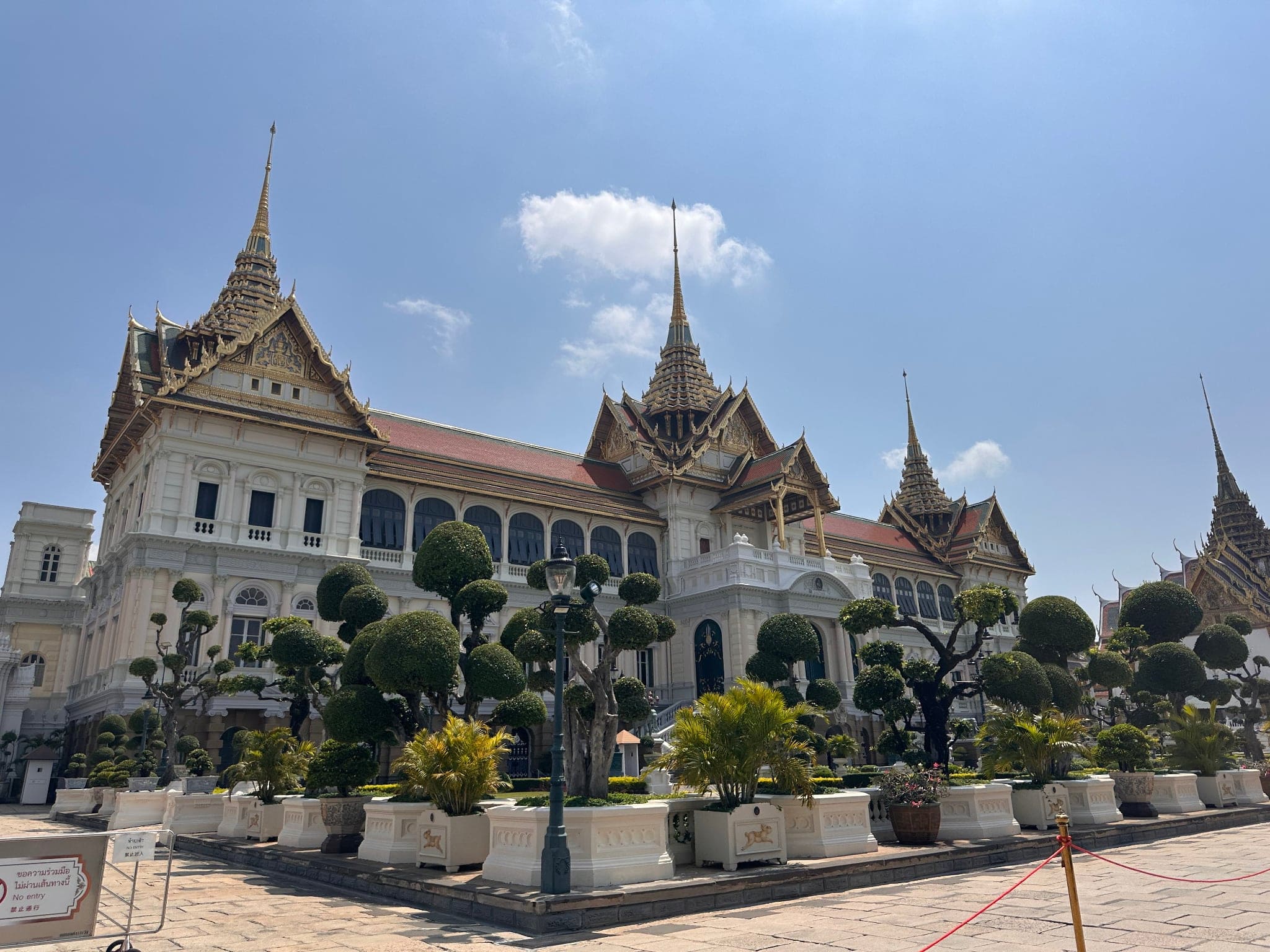 El gran palacio de la ciudad de Bangkok