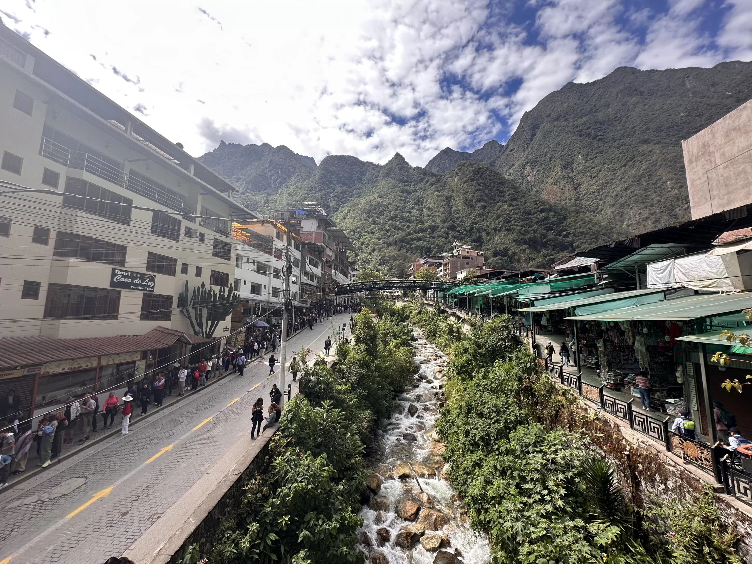 Las aguas termales de Aguas Calientes