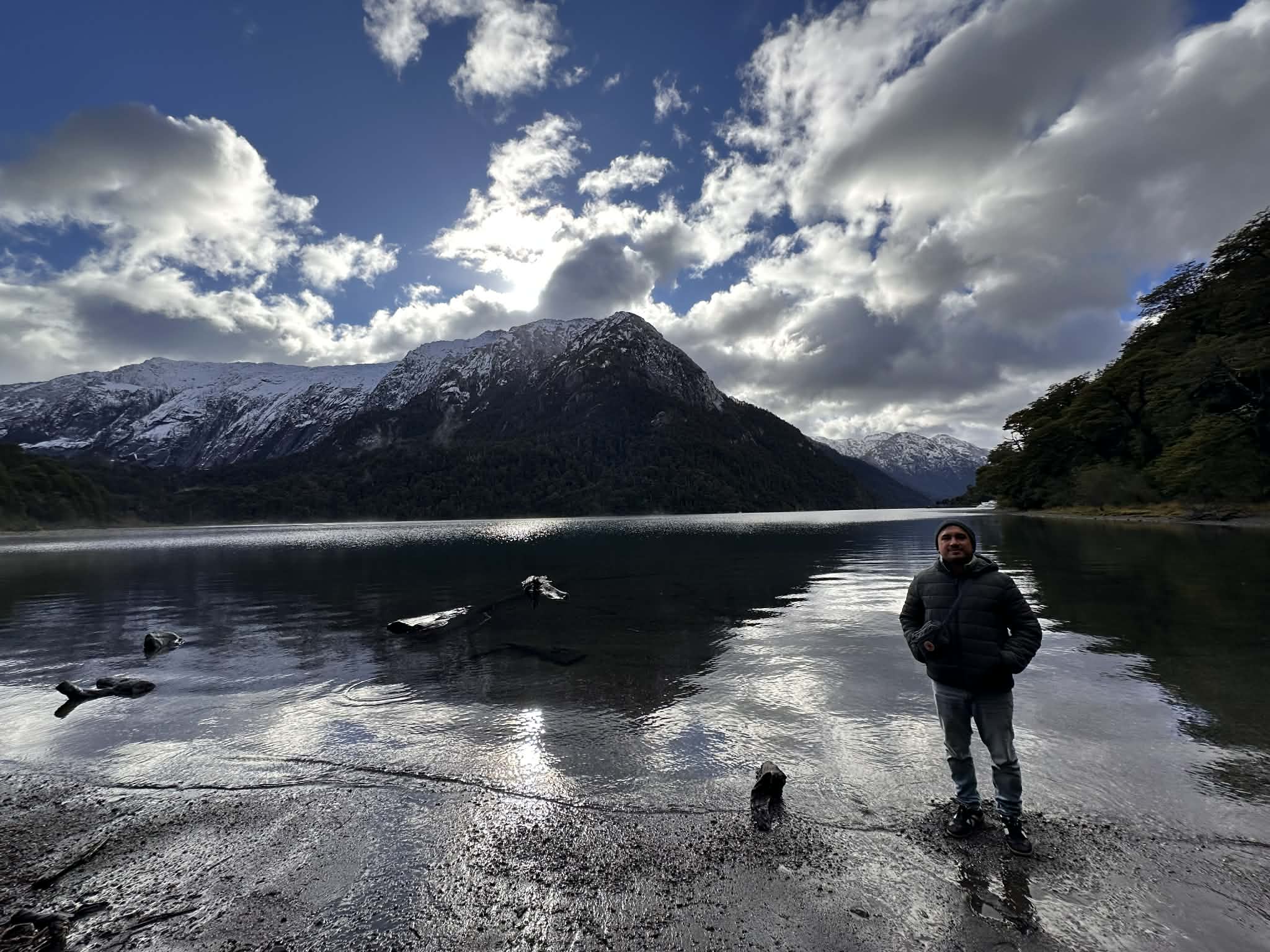 Vistas increíbles a la cordillera de los Andes