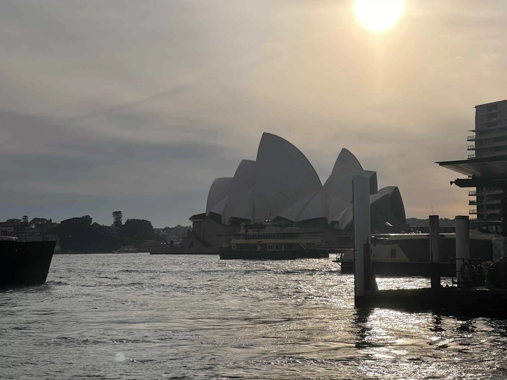 Atardecer en la opera de Australia