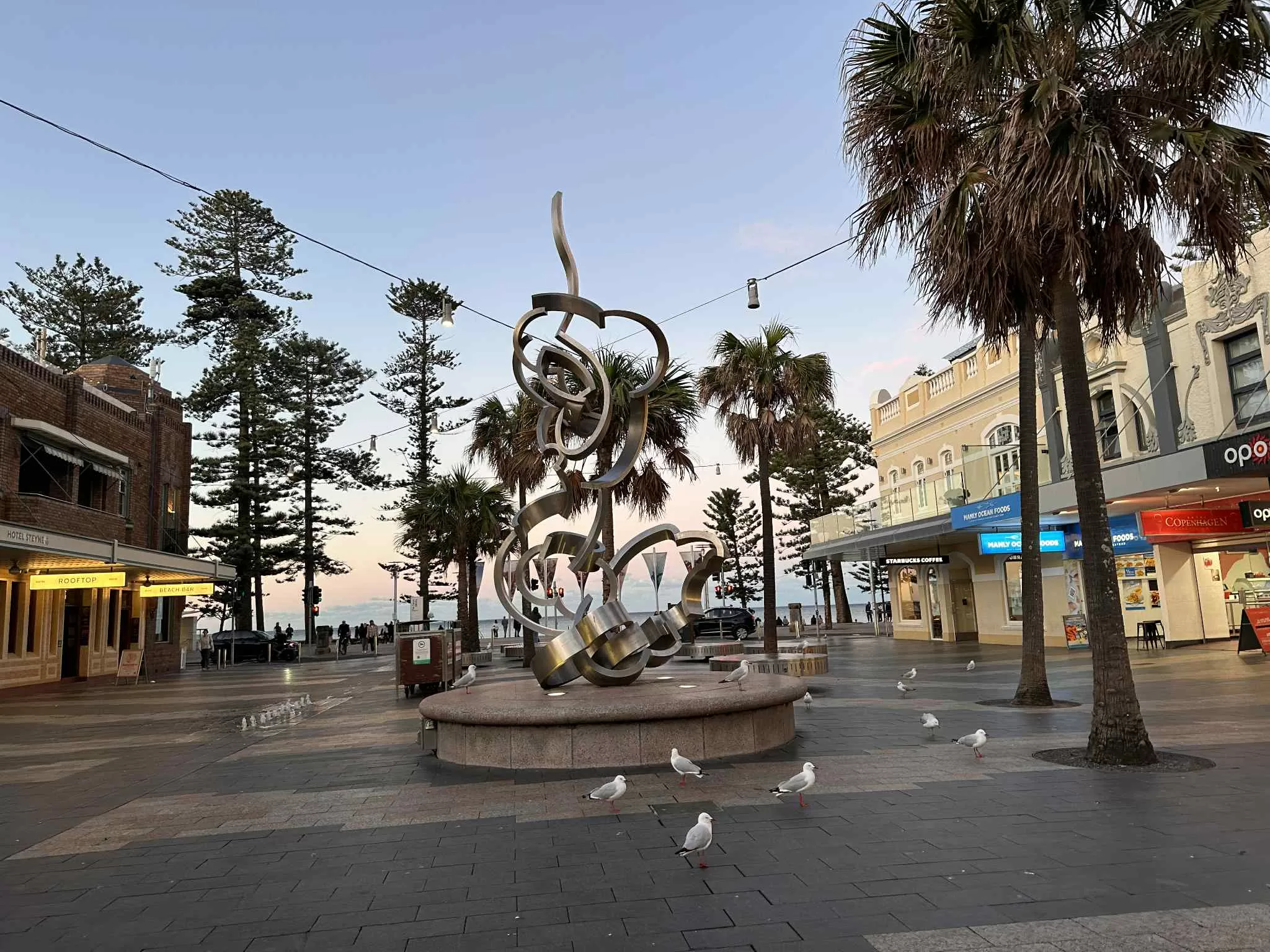 Monumento en la ciudad de Manly en Australia