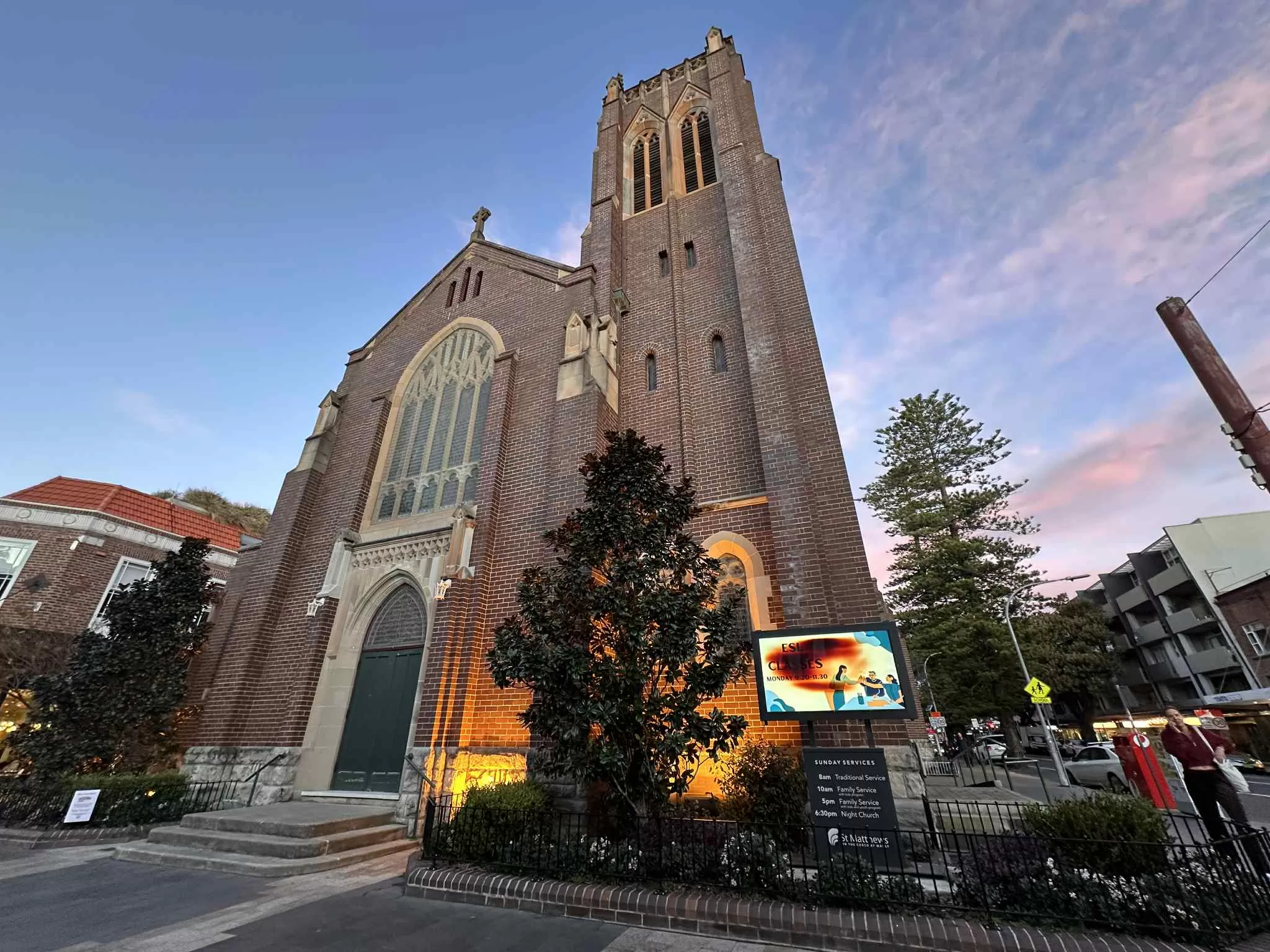 Iglesia de la ciudad de Manly