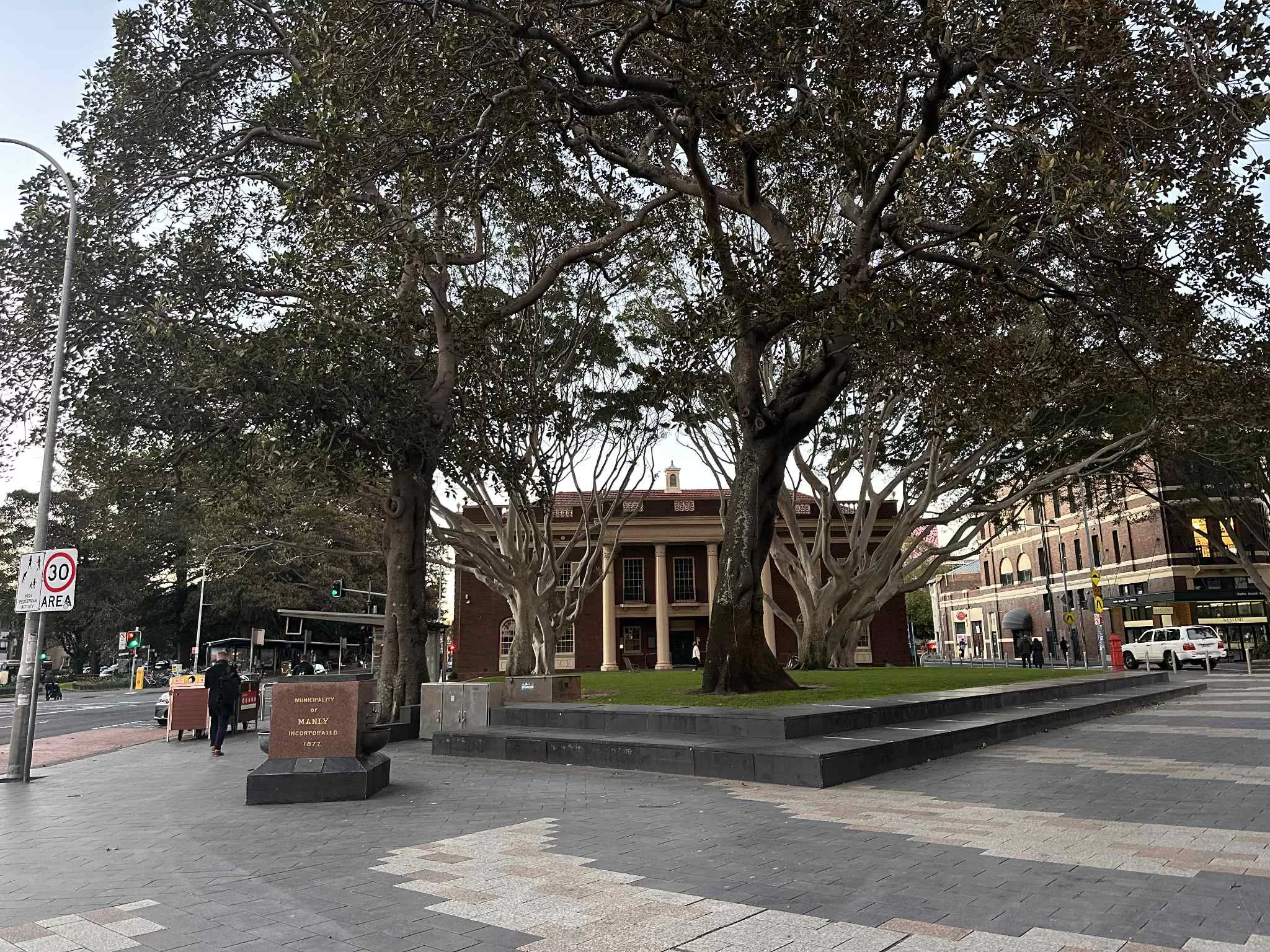 Caminar por las calles de Manly