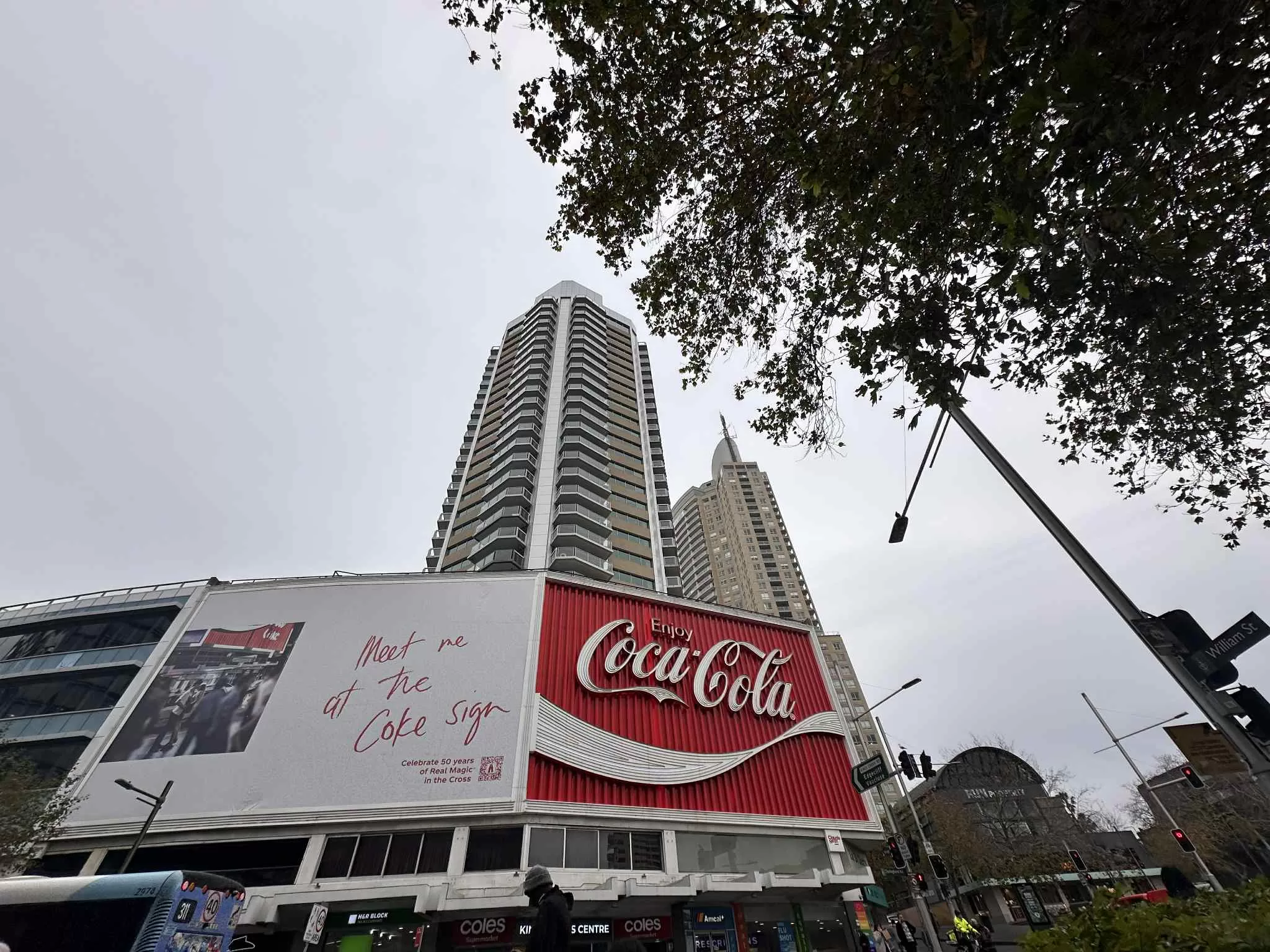 Letrero de Coca-Cola