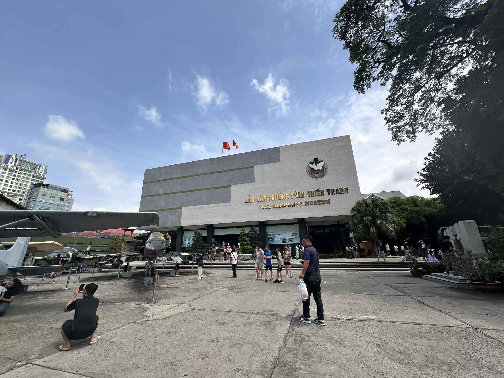 Museo de los Vestigios de la Guerra de Vietnam en Ho Chi minh (Saigon)