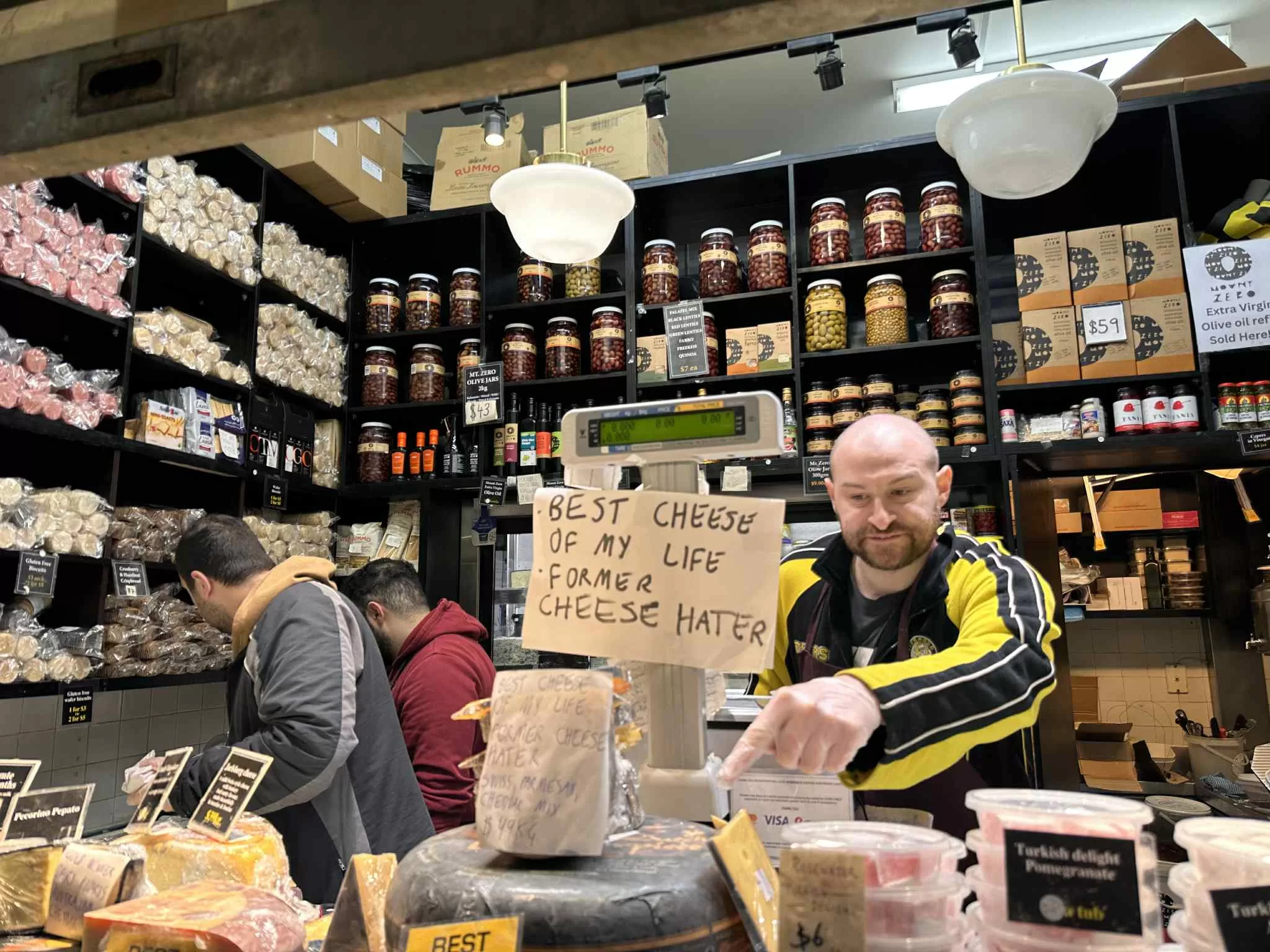 Visitando el mercado de la ciudad de Melbourne
