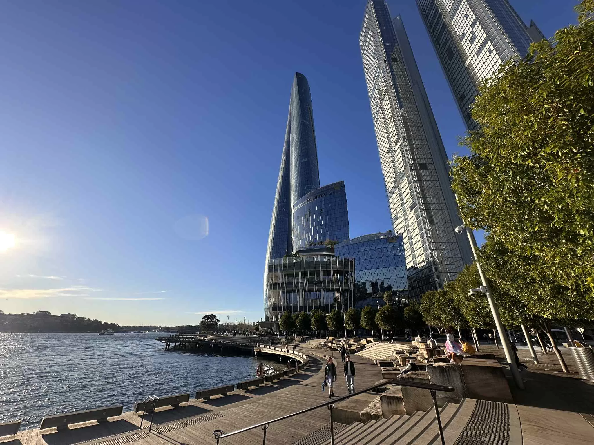 Pasear por la zona de Barangaroo