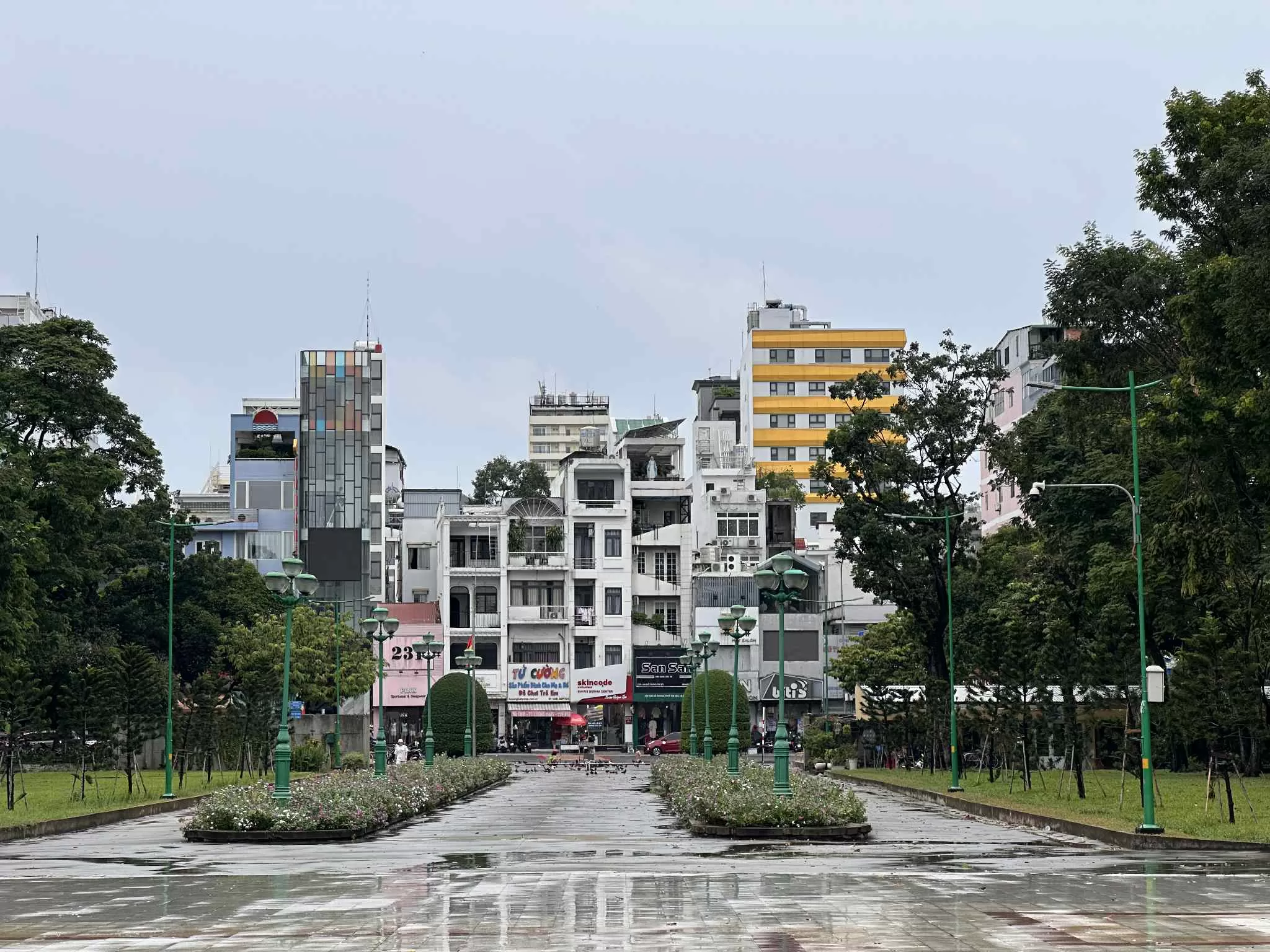 Plaza en Ho Chi Minh en Vietnam