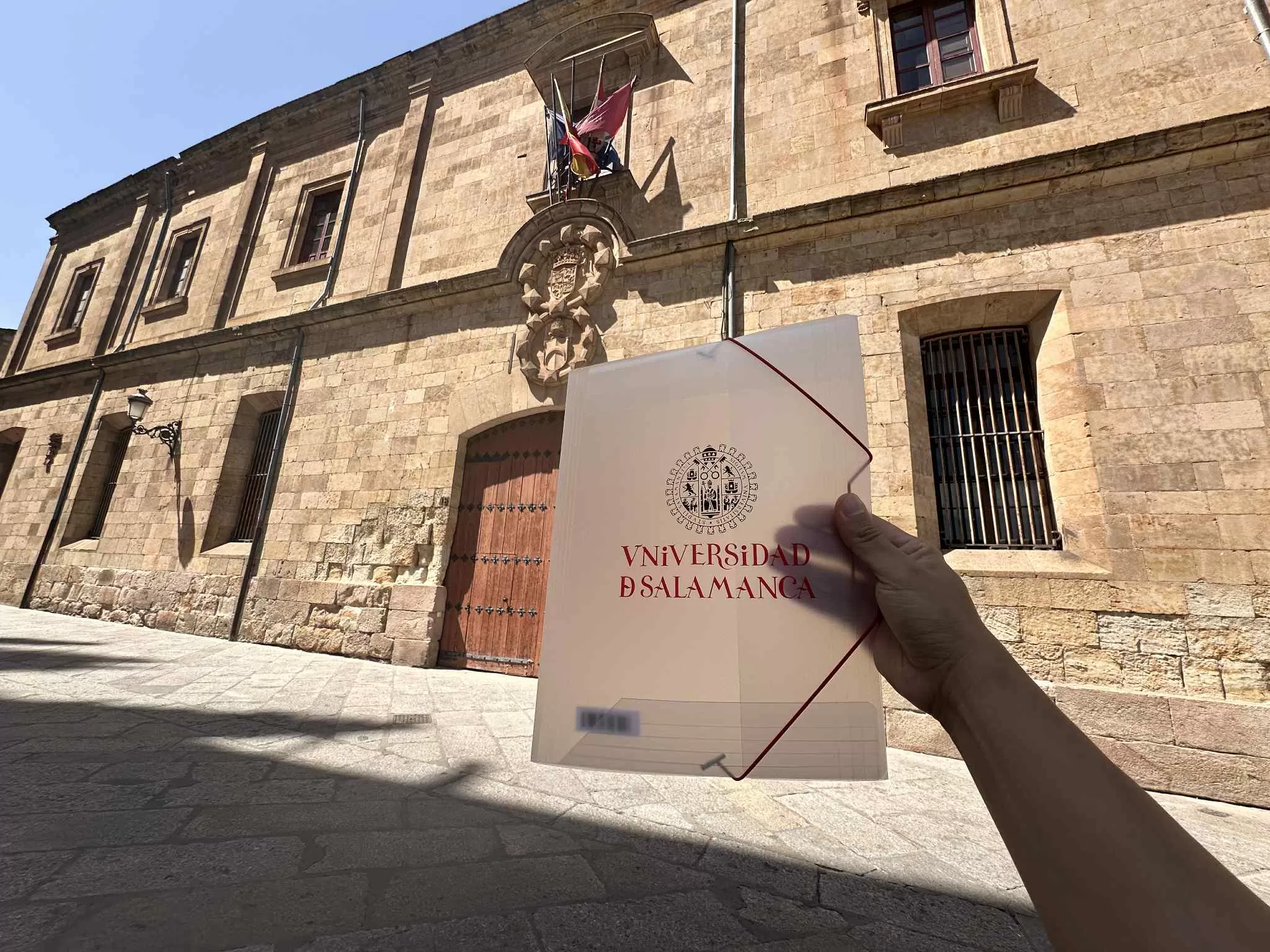 Visitando la universidad de Salamanca en España
