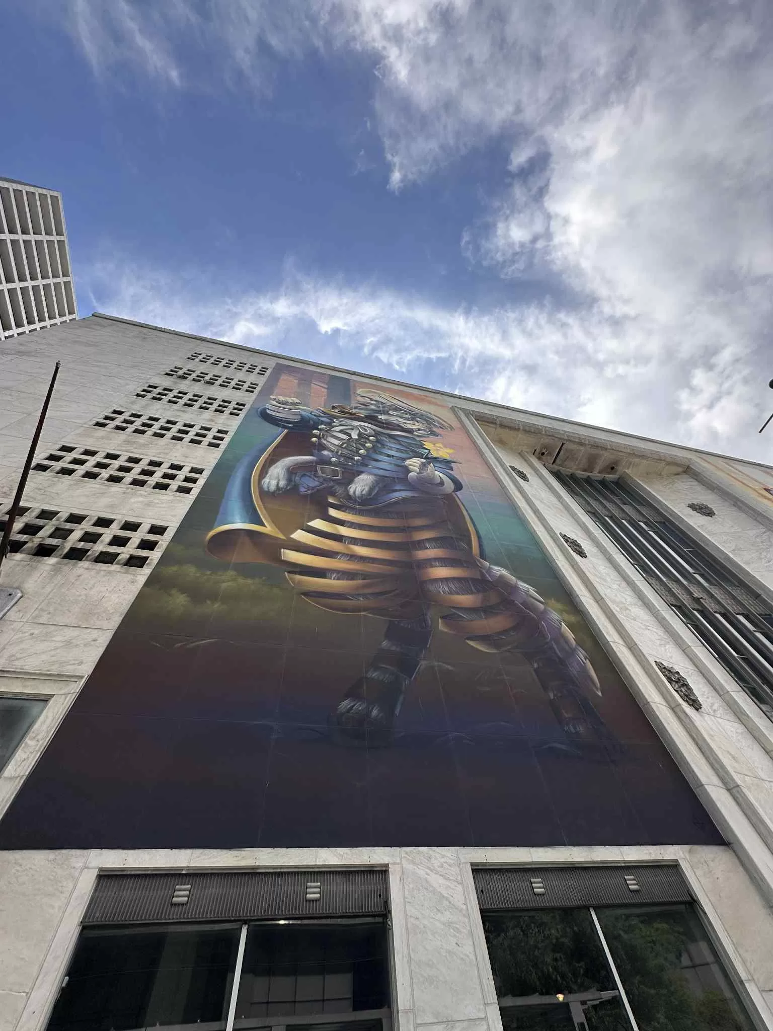Arte callejero en la ciudad de Estados Unidos