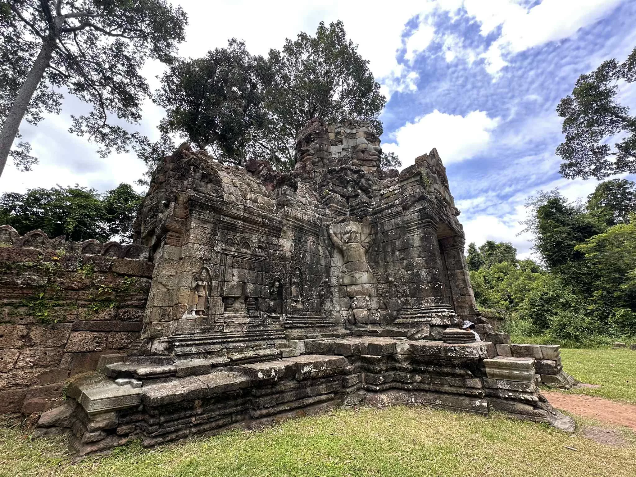 Ruinas del templo en Camboya