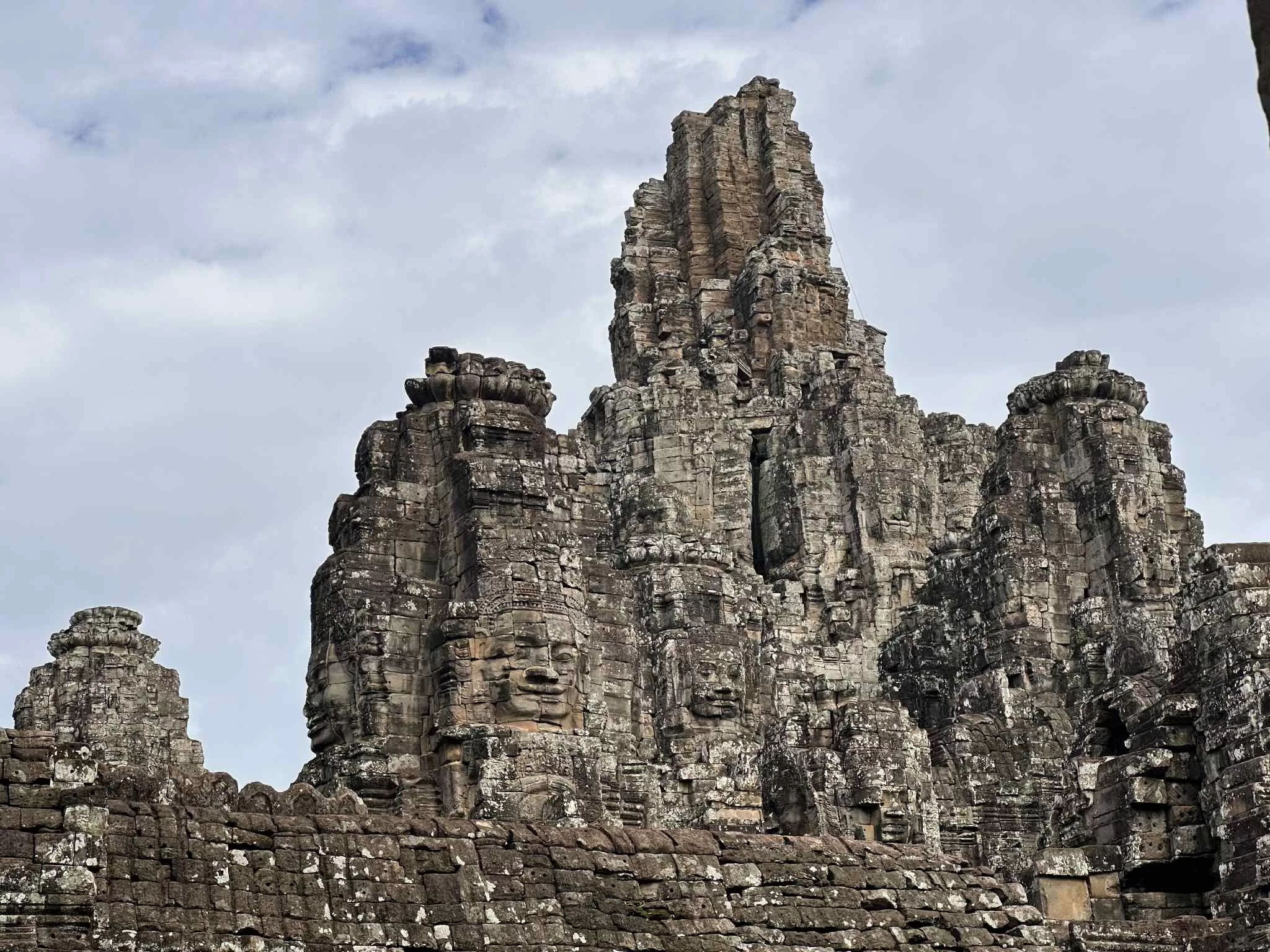 Estructura de laberintos en el templo de Camboya