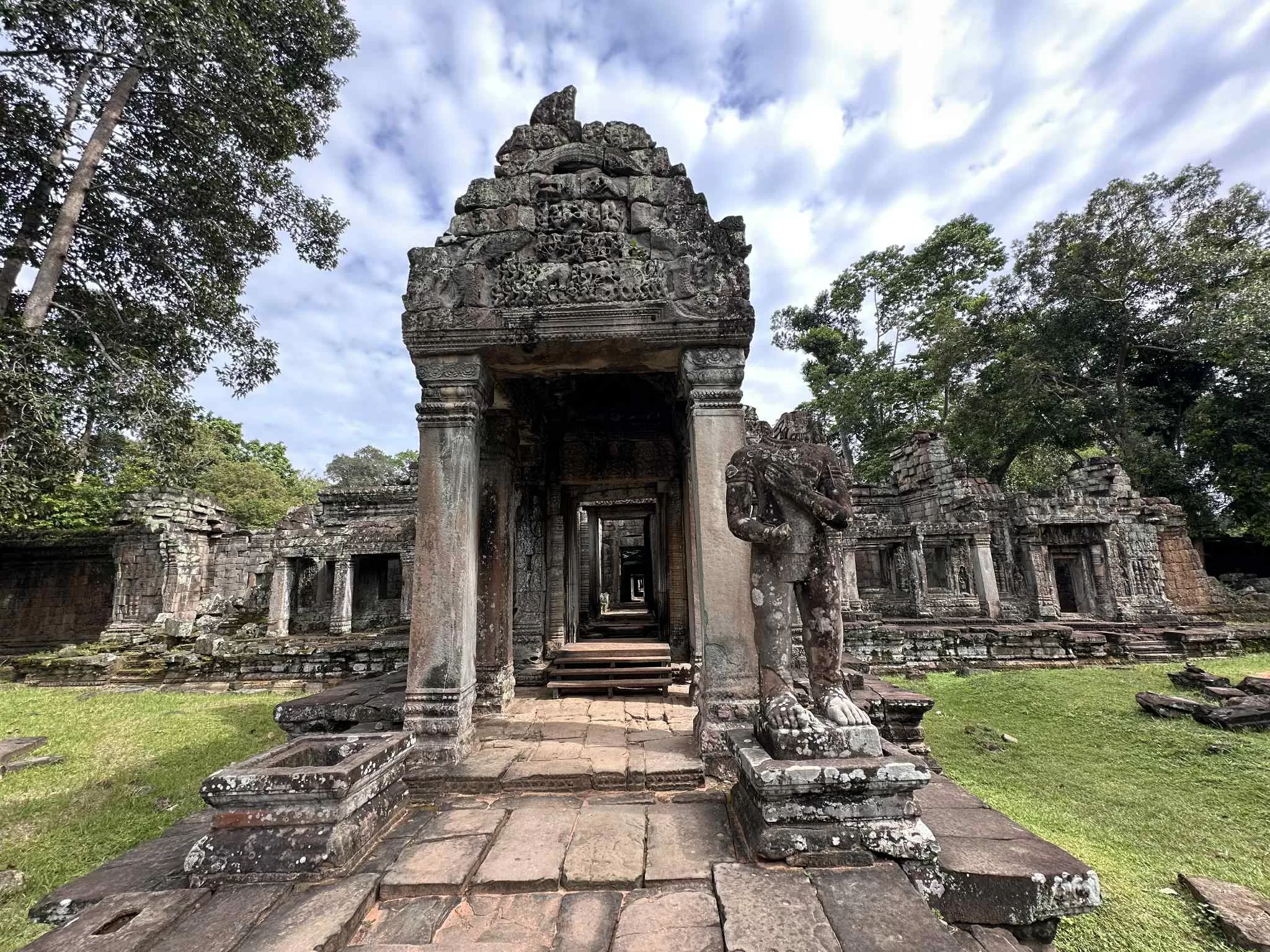 Ruinas turísticas en Camboya