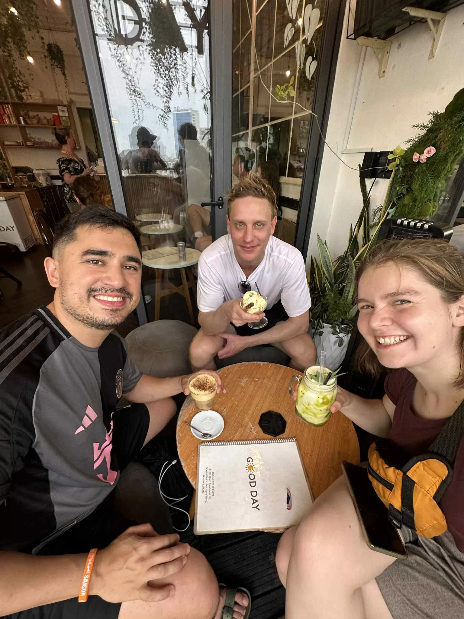 Probando el café vietnamita