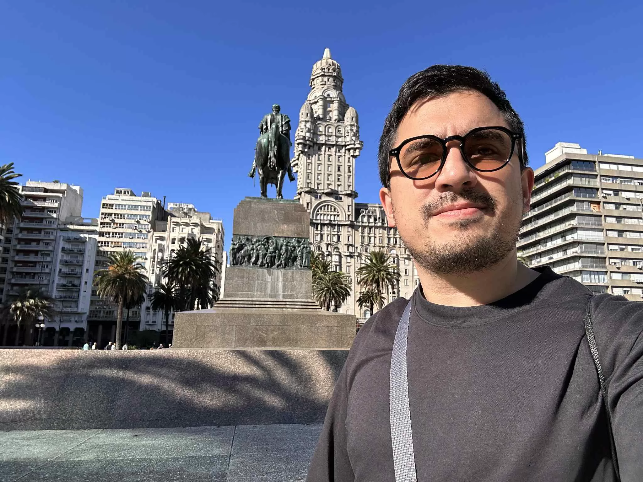 Plaza Independencia en Montevideo