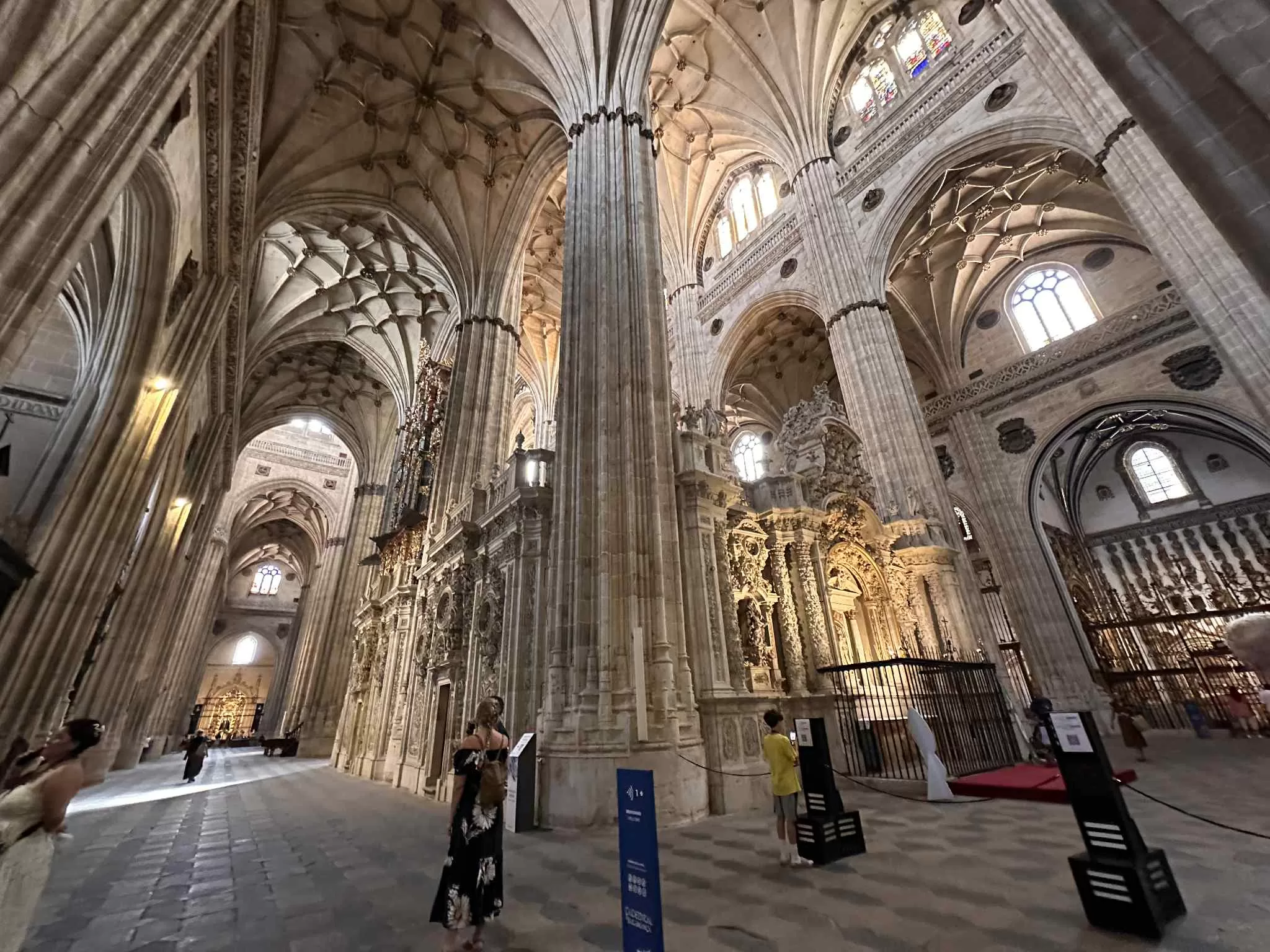Interior de la catedral de Salamanda