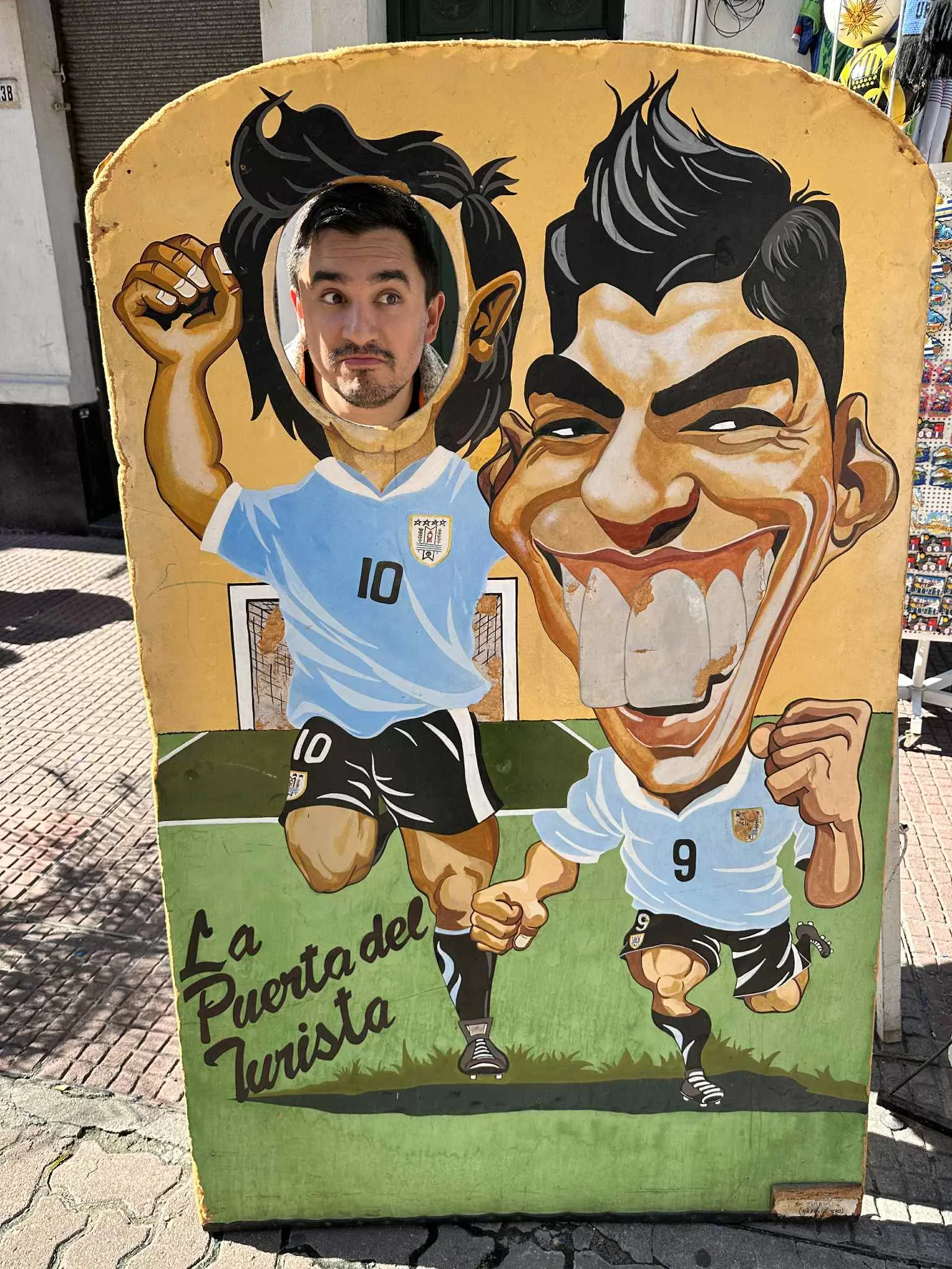 Foto con Luis Suarez en Uruguay