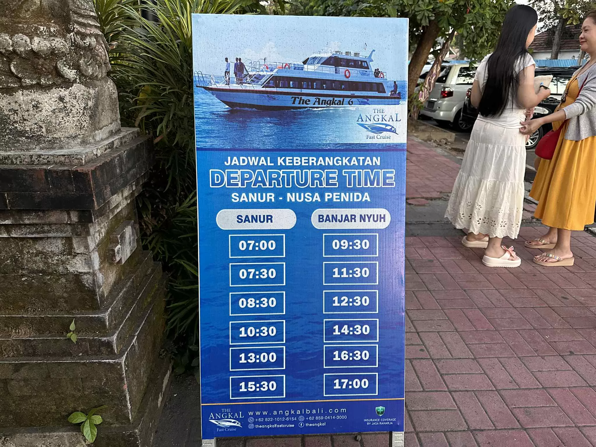 Horarios del ferry de Bali a Nusa Penida