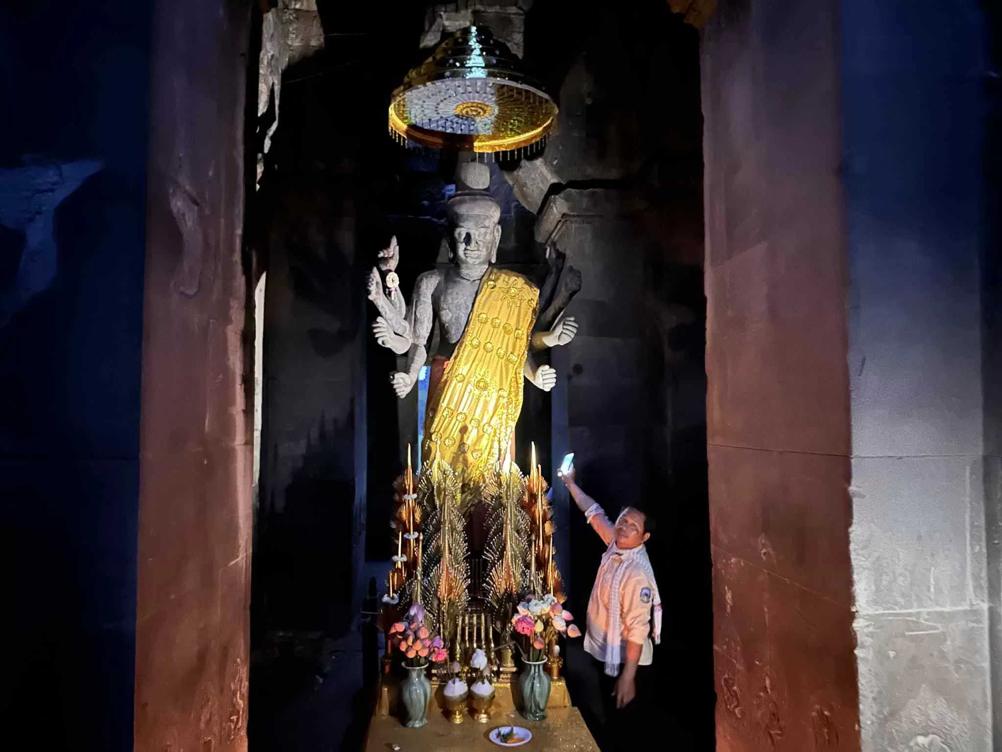 Buda en los templos de Camboya