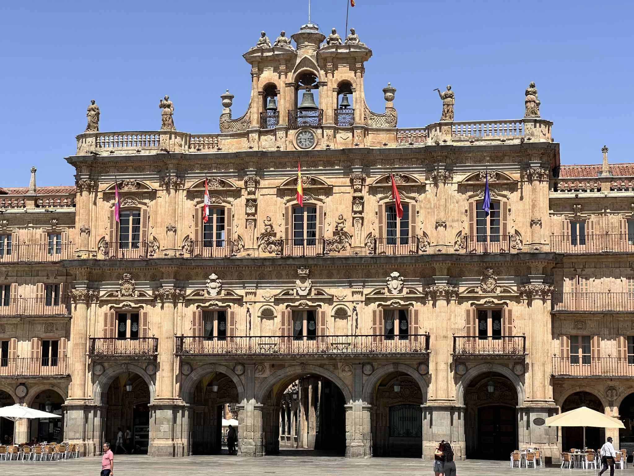 Edificios de la plaza mayor de Salamanca