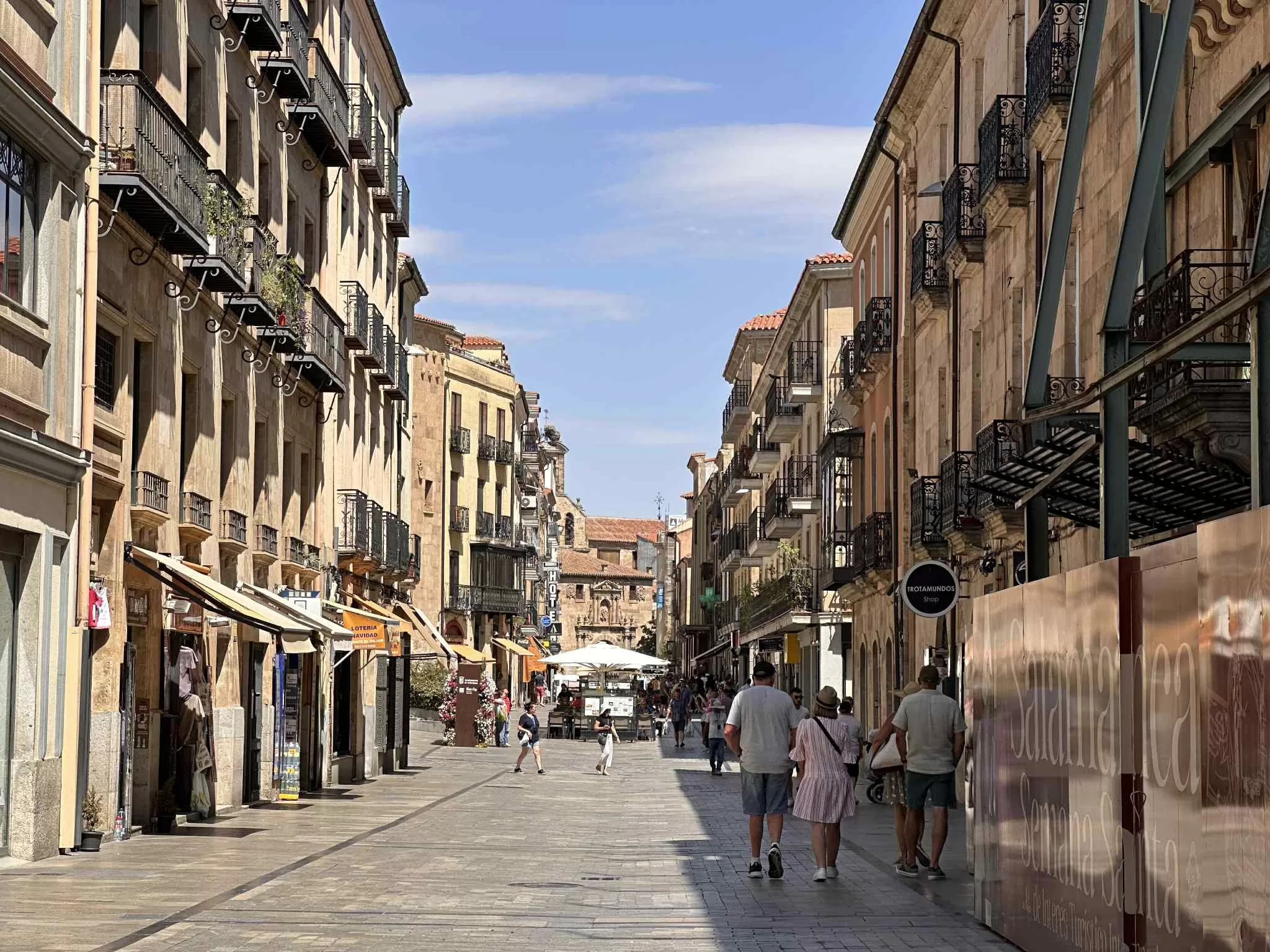 Calles de la ciudad de Salamanca en España