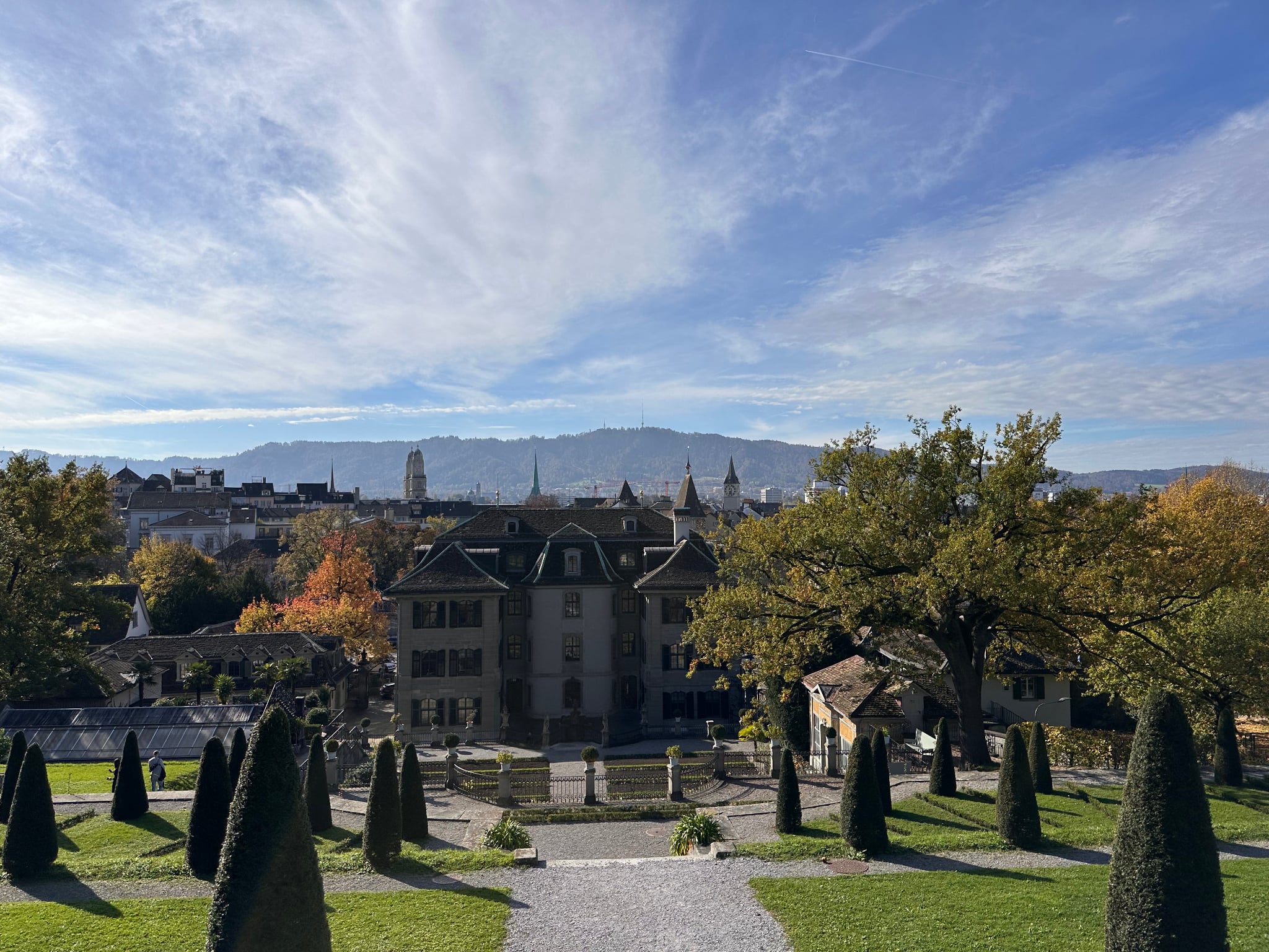 Jardines en la ciudad de Zúrich