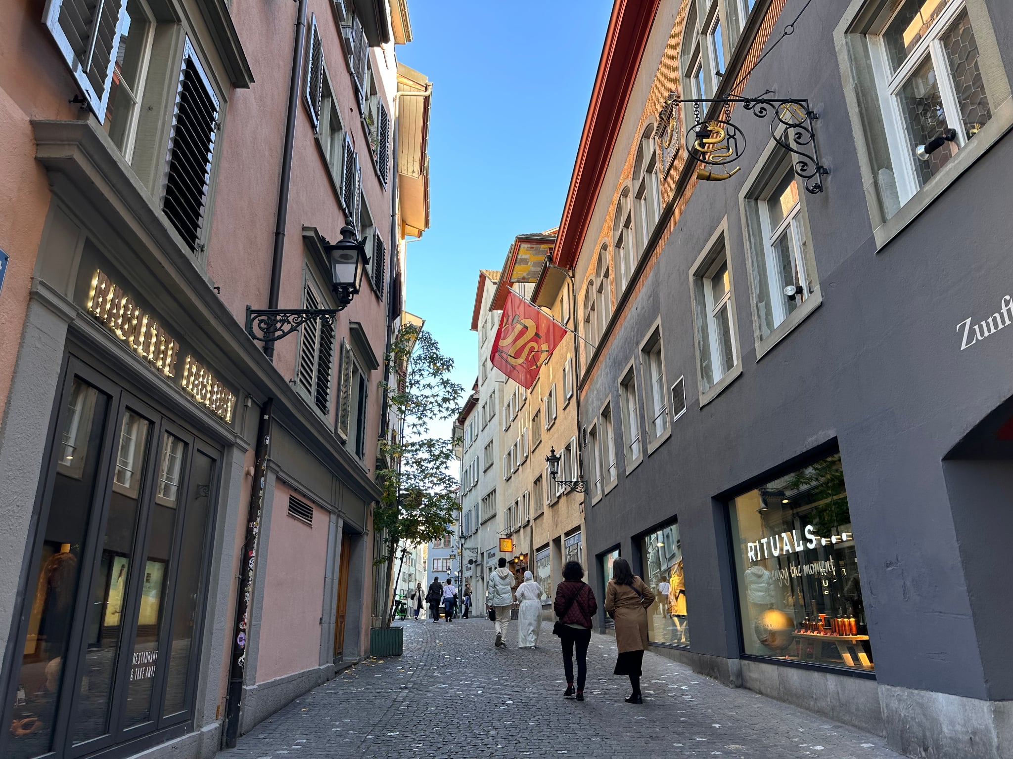 Caminar por las calles de Zúrich