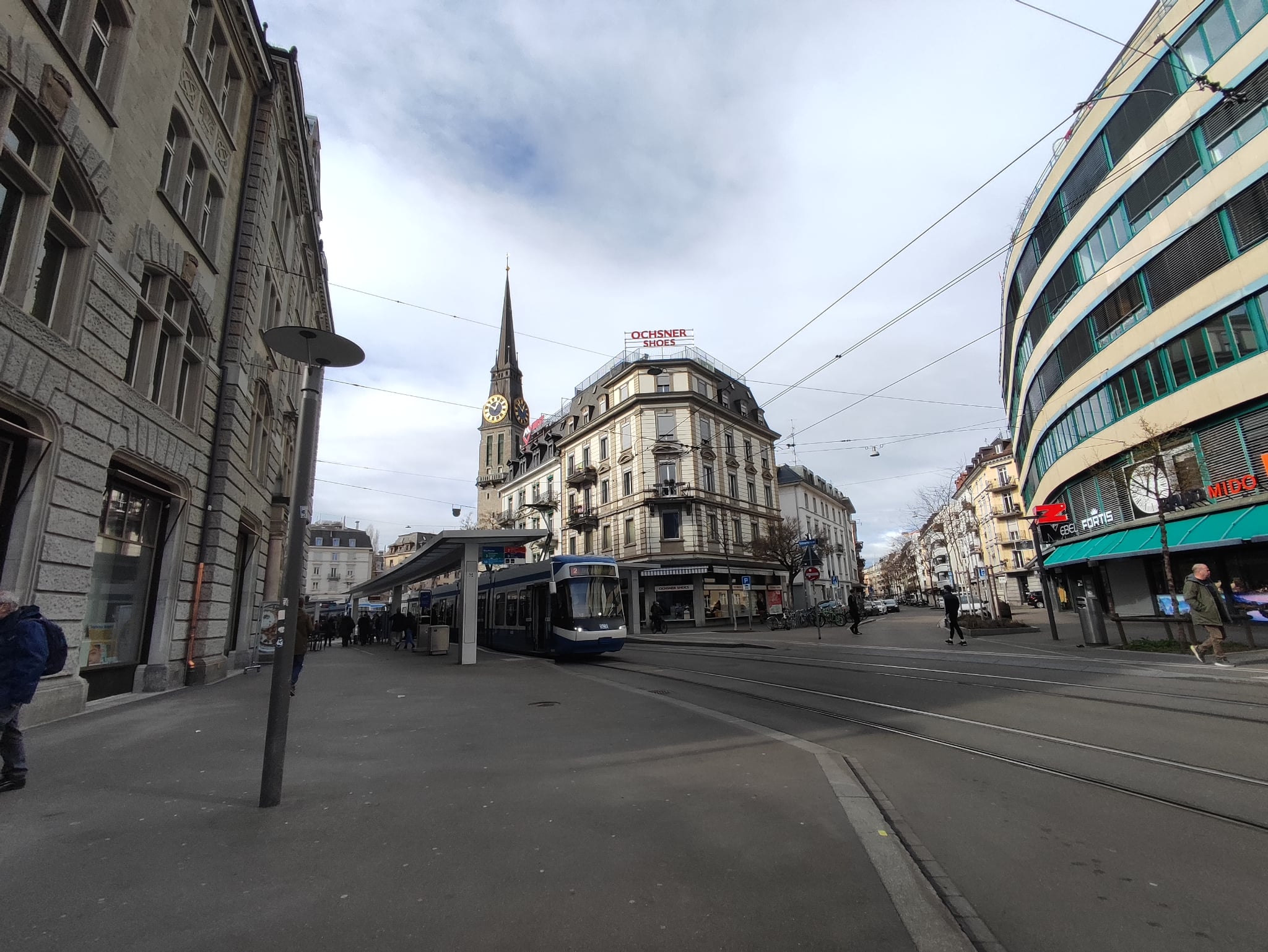 Calle Bahnhofstrasse, Stauffacher y Europaallee