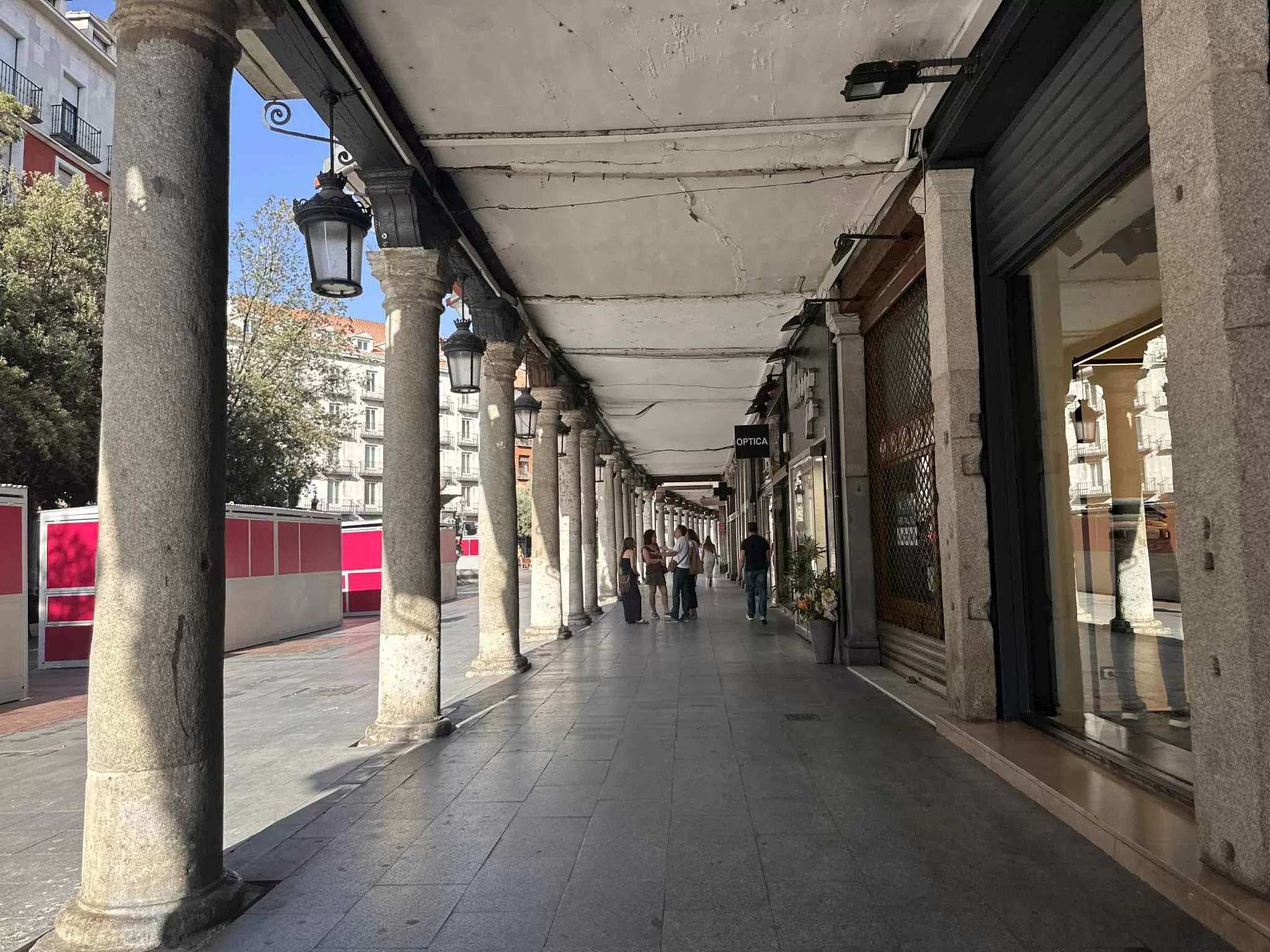 Calles de la ciudad de Castilla y León en España
