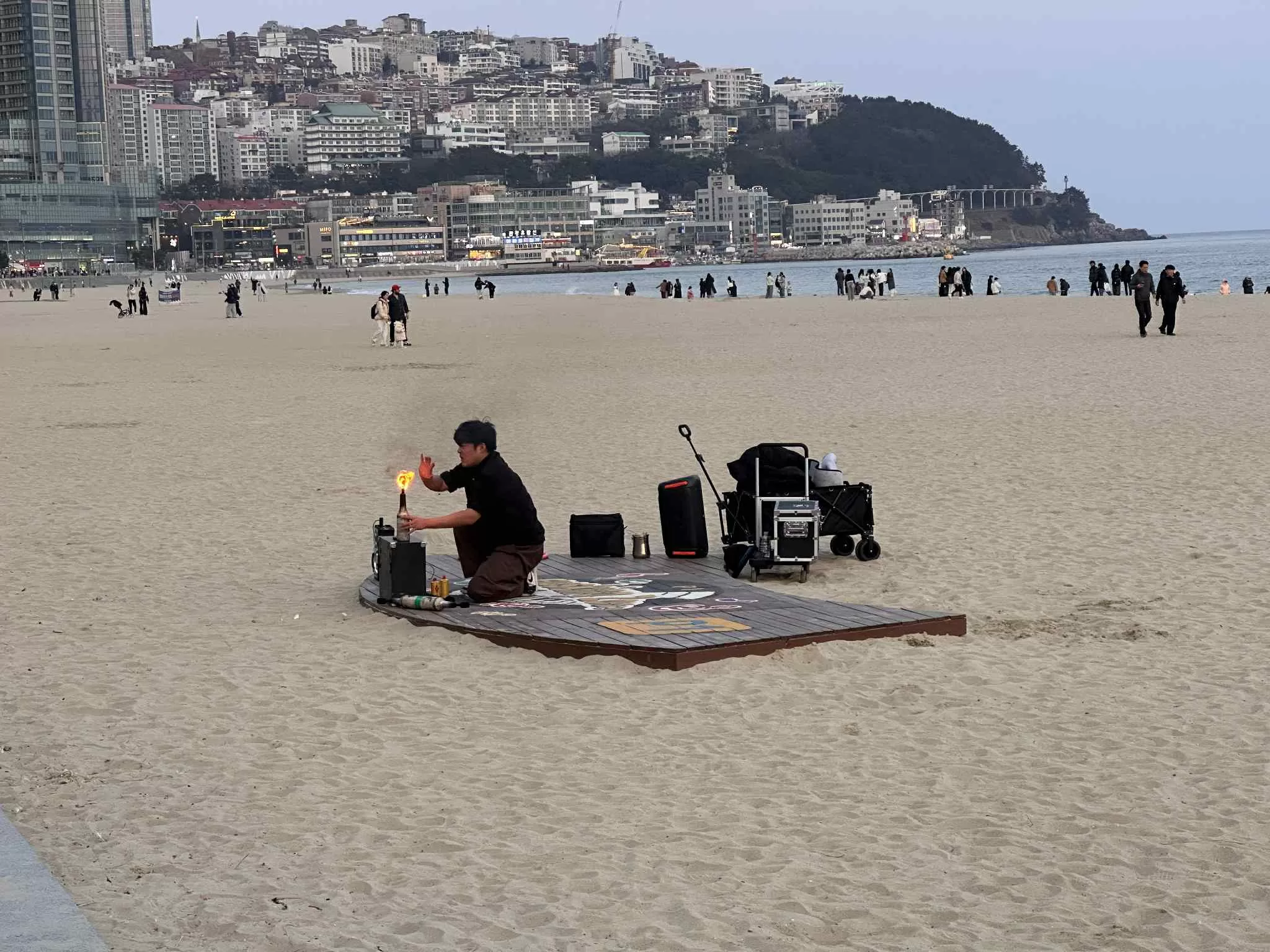 Playa de la ciudad de Busan