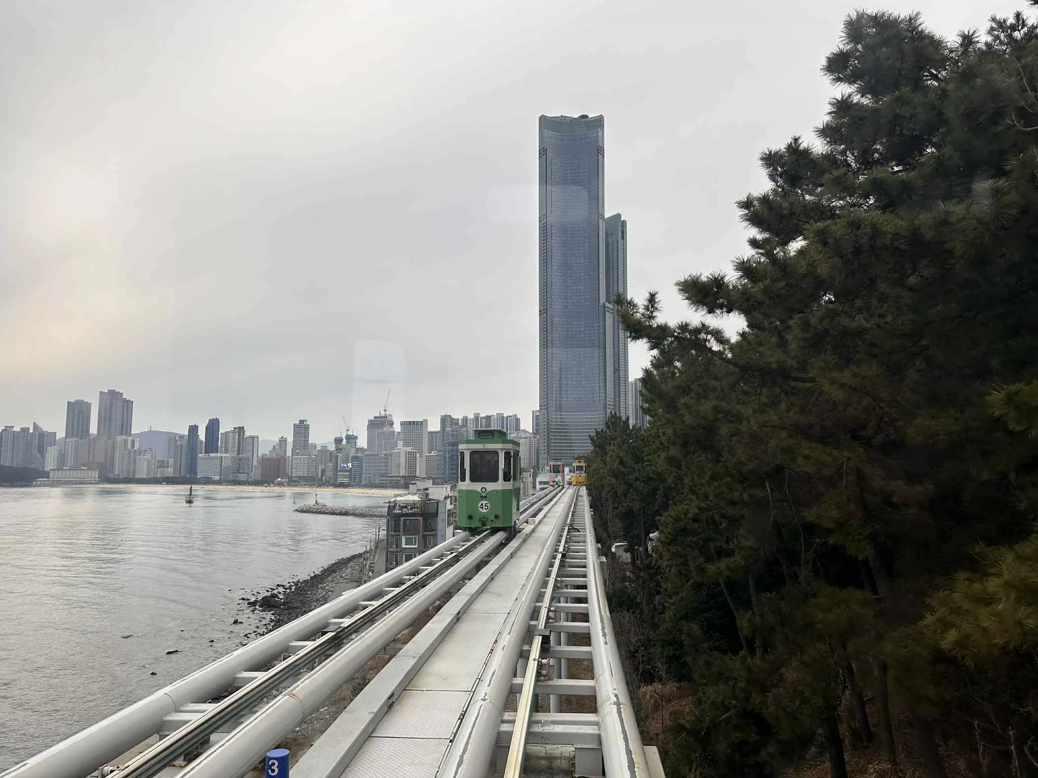 Haeundae Sky Capsule in South Korea