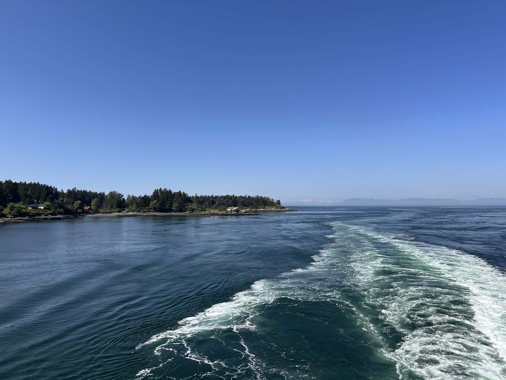 Ferry de Vancouver a la ciudad de Victoria (en la isla de Vancouver)